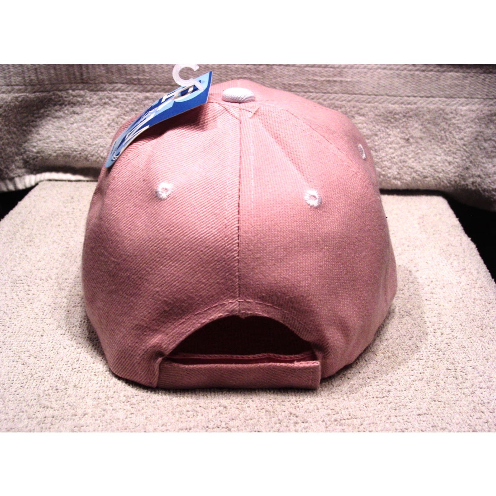 Pinko VINTAGE Baseball Cap Women Adjustable Pink Funny "None of Your Business" Cap Size ONE SIZE - 2 Thumbnail