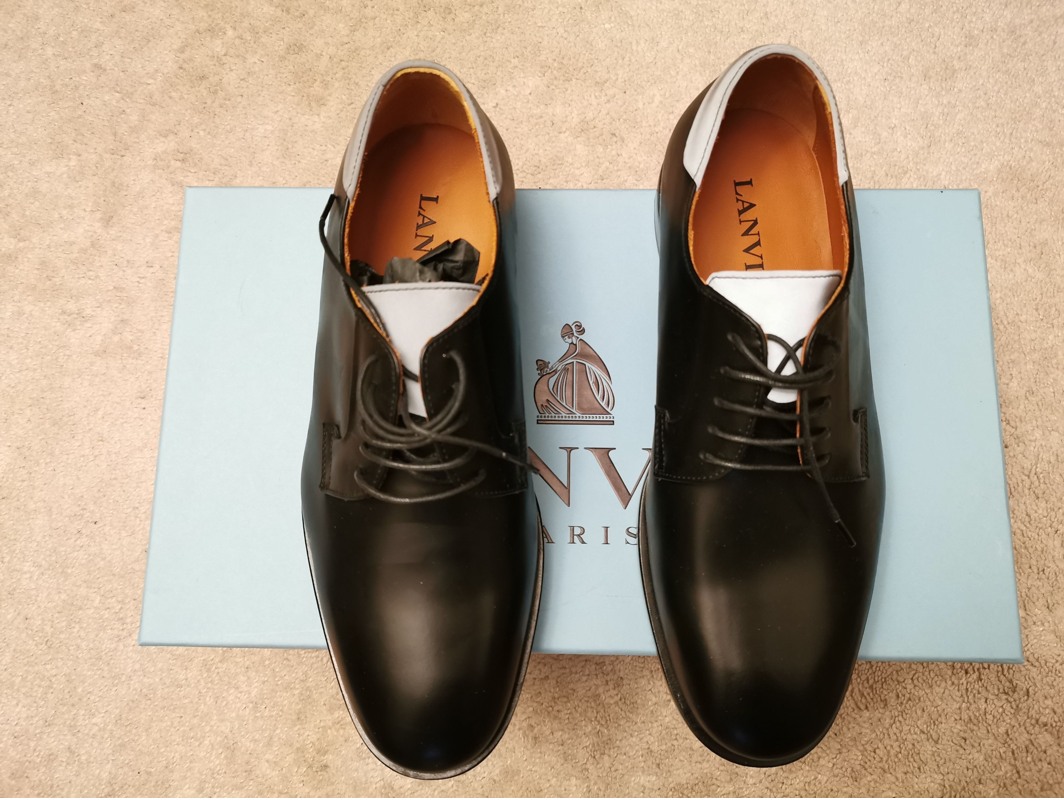 Lanvin Lanvin Classic Derby in Spazzolato Calfskin Size US 6 / EU 39 - 1 Thumbnail