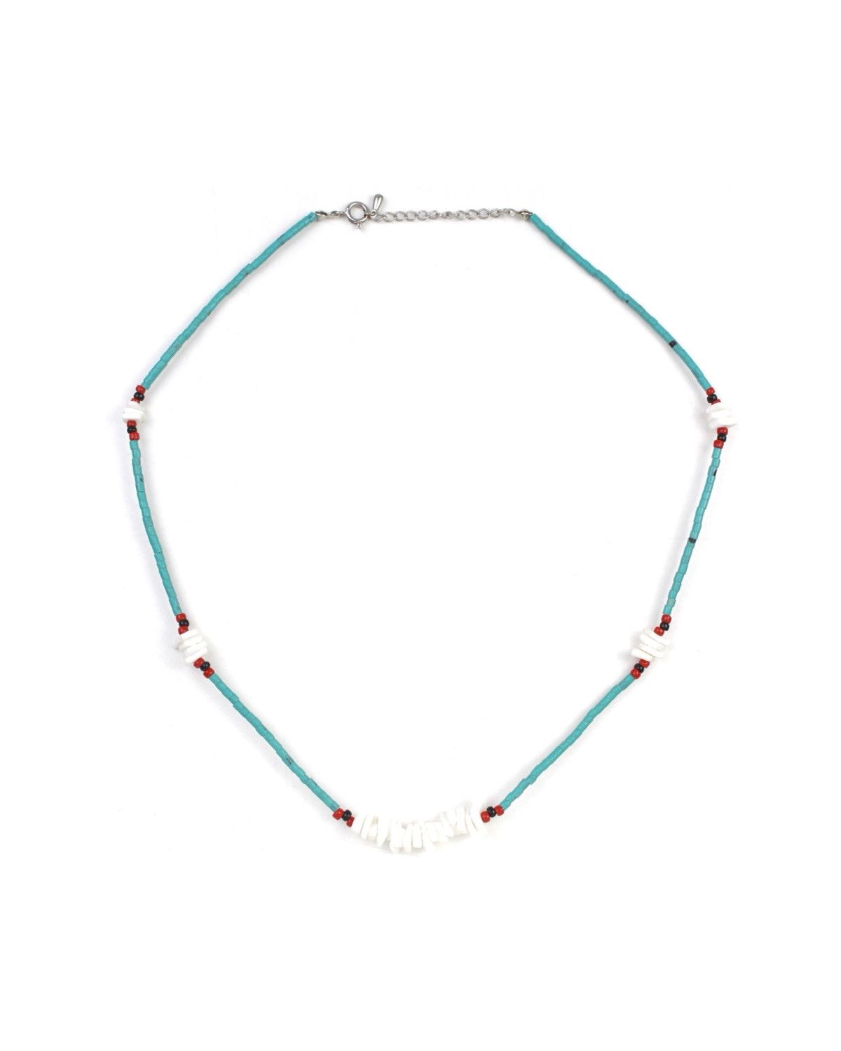 Hysteric Glamour 2000S JAPANESE MADE SHELL & TURQUOISE NATIVE SOUL NECKLACE Size ONE SIZE - 1 Thumbnail