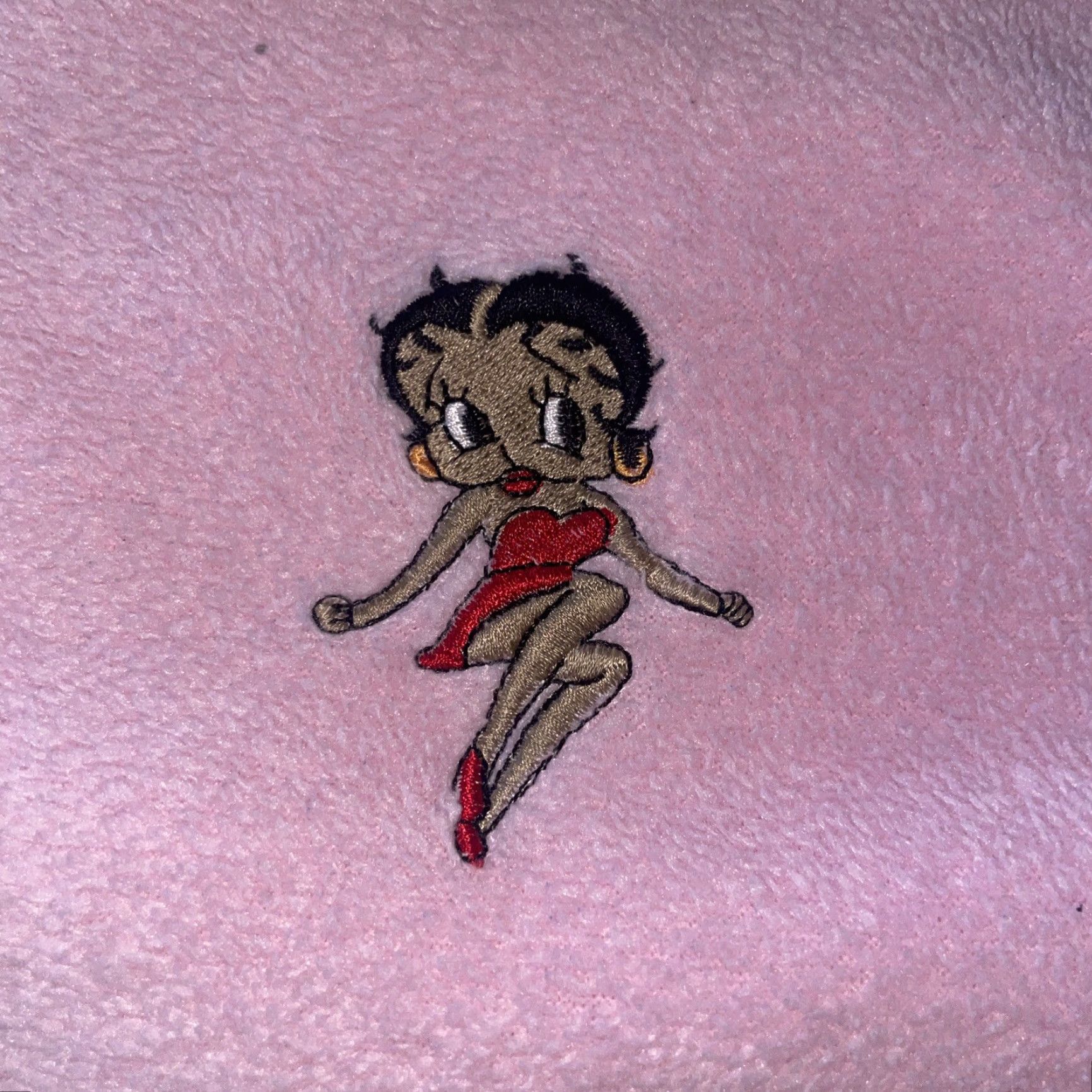 Pinko VINTAGE Betty Boop Sherpa Hoodie Pink Woman’s Large Pullover 18x19 Women’s L Betty Boop Sherpa Hoodie Pink Womens Large Pullover Activewear Hoodie Size L / US 10 / IT 46 - 2 Thumbnail