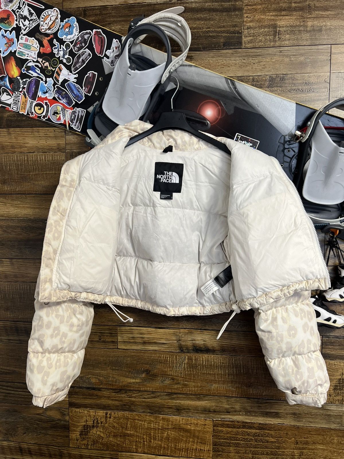 The North Face THE NORTH FACE Print Nuptse Women’s Leopard Down Jacket Size S / US 4 / IT 40 - 16 Thumbnail