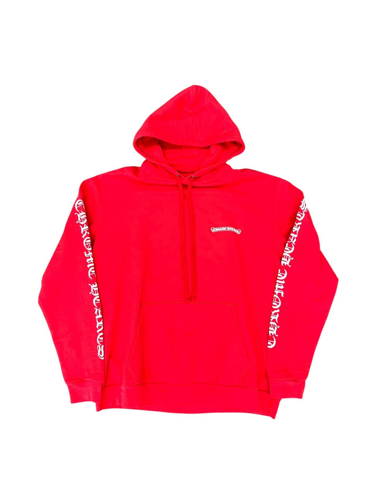 Chrome Hearts Chrome Hearts Logo Hoodie Red Size US XL / EU 56 / 4 - 1 Thumbnail