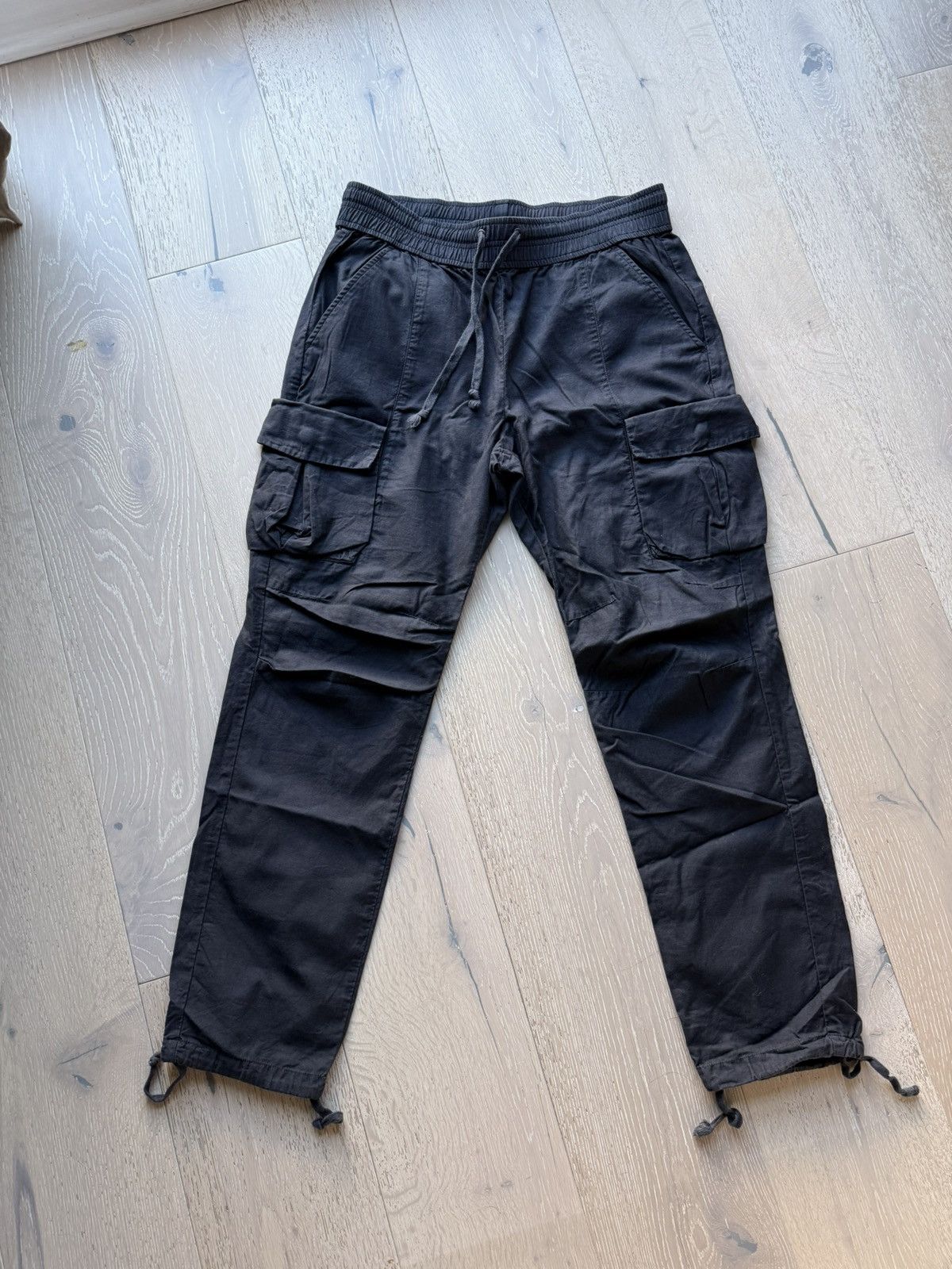 John Elliott John Elliott Back Sateen Cargo Pant- Black Size US 31 - 1 Thumbnail