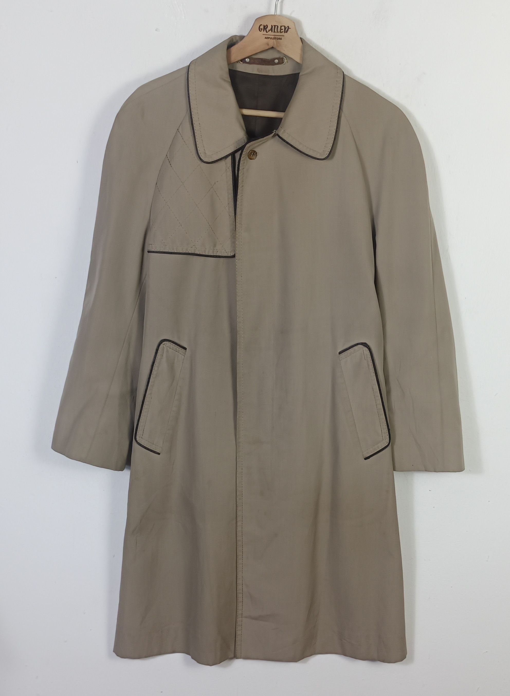 Lanvin Vintage🔥 LANVIN Paris Trench Coat Size US M / EU 48-50 / 2 - 3 Thumbnail