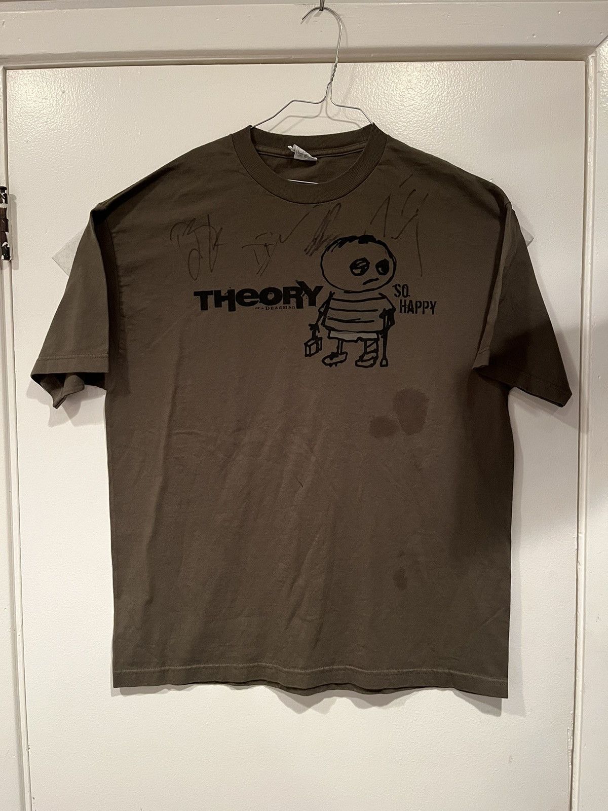 Band Tees Signed Theory Of a Dead Man band tshirt Size US XL / EU 56 / 4 - 1 Thumbnail