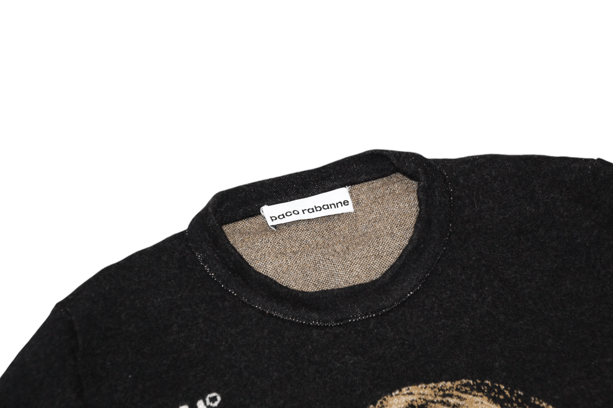 Paco Rabanne Paco Rabanne Merino Wool Jacquard Japan Style Sweater Size M / US 6-8 / IT 42-44 - 3 Thumbnail