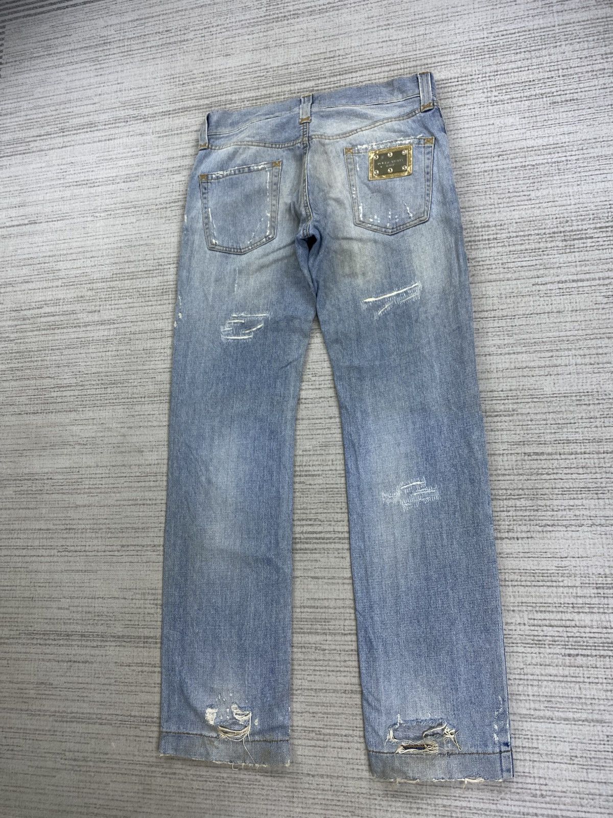 Dolce & Gabbana Vintage Dolce & Gabbana 14 Classic Distressed Denim Jeans Size US 32 / EU 48 - 6 Thumbnail