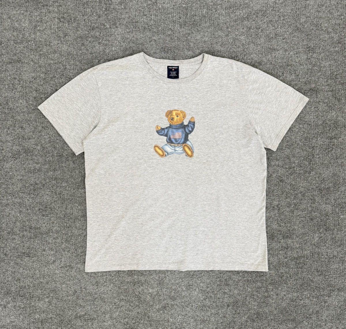 Polo Ralph Lauren Polo Sport Ralph Lauren Polo Bear Graphic T-Shirt USA Flag Size US L / EU 52-54 / 3 - 1 Thumbnail