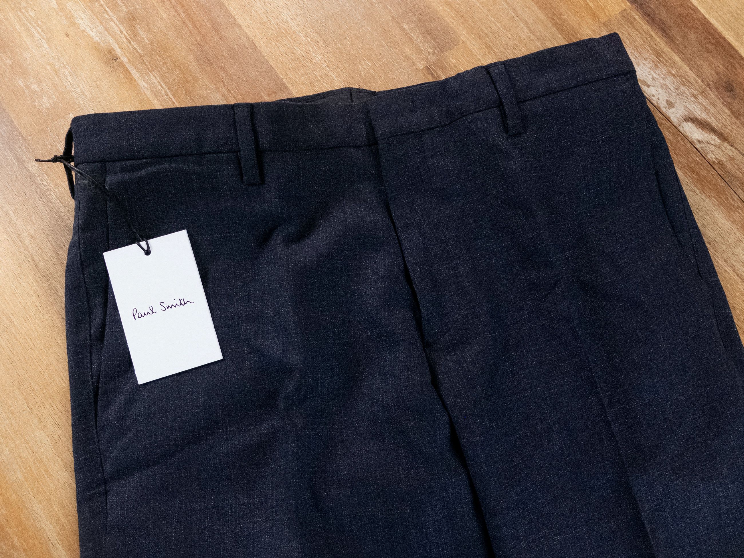 Paul Smith PAUL SMITH mainline navy blue wool dress pants Size 32 Size US 32 / EU 48 - 2 Thumbnail