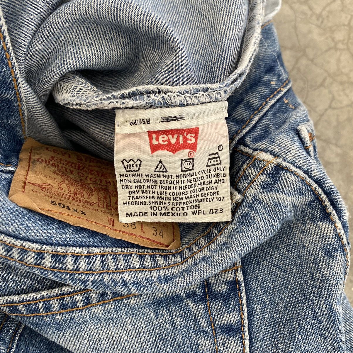 Levi's Size 36x30 VTG Late 90’s Levis 501 Stonewashed Blue Jeans Size US 36 / EU 52 - 24 Thumbnail