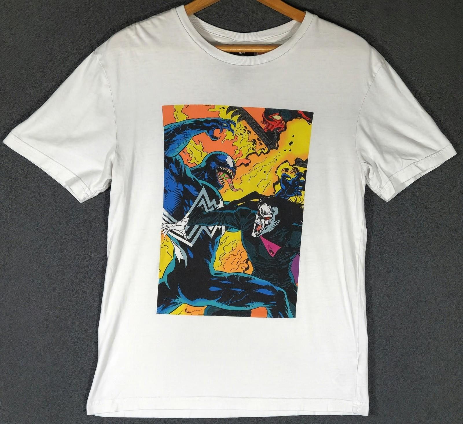 H&M Marvel Venom vs Morbius Graphic Tee H&M White Small #2 Size US M / EU 48-50 / 2 - 1 Thumbnail
