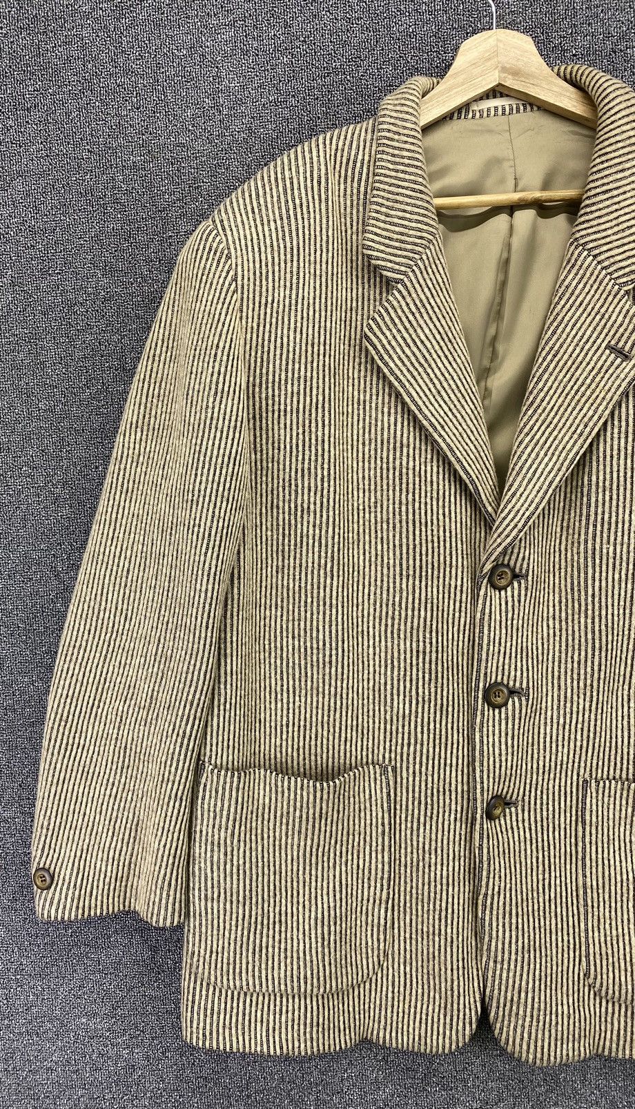 Lanvin Vintage Lanvin Paris Corduroy Coat Jacket Size US L / EU 52-54 / 3 - 4 Thumbnail