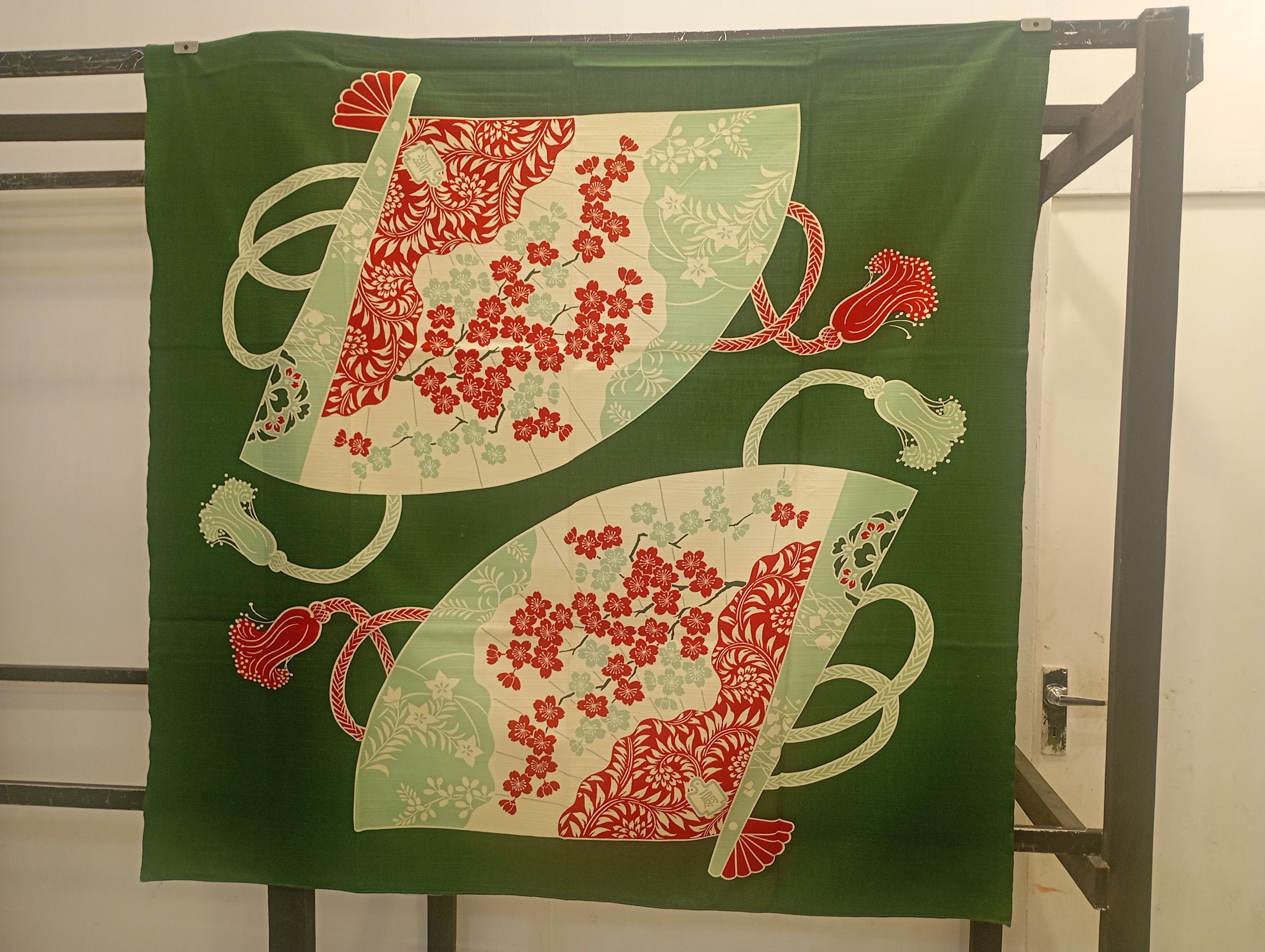 Japanese Brand Japanese Furoshiki Cotton Kanji Art Size ONE SIZE - 1 Thumbnail
