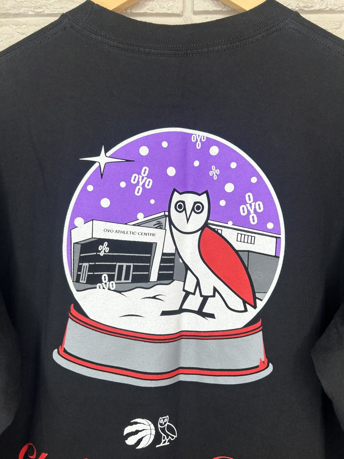 NBA × October's Very Own OVO Toronto Raptors Christmas Day Snow Globe Long Sleeve Size US L / EU 52-54 / 3 - 8 Thumbnail