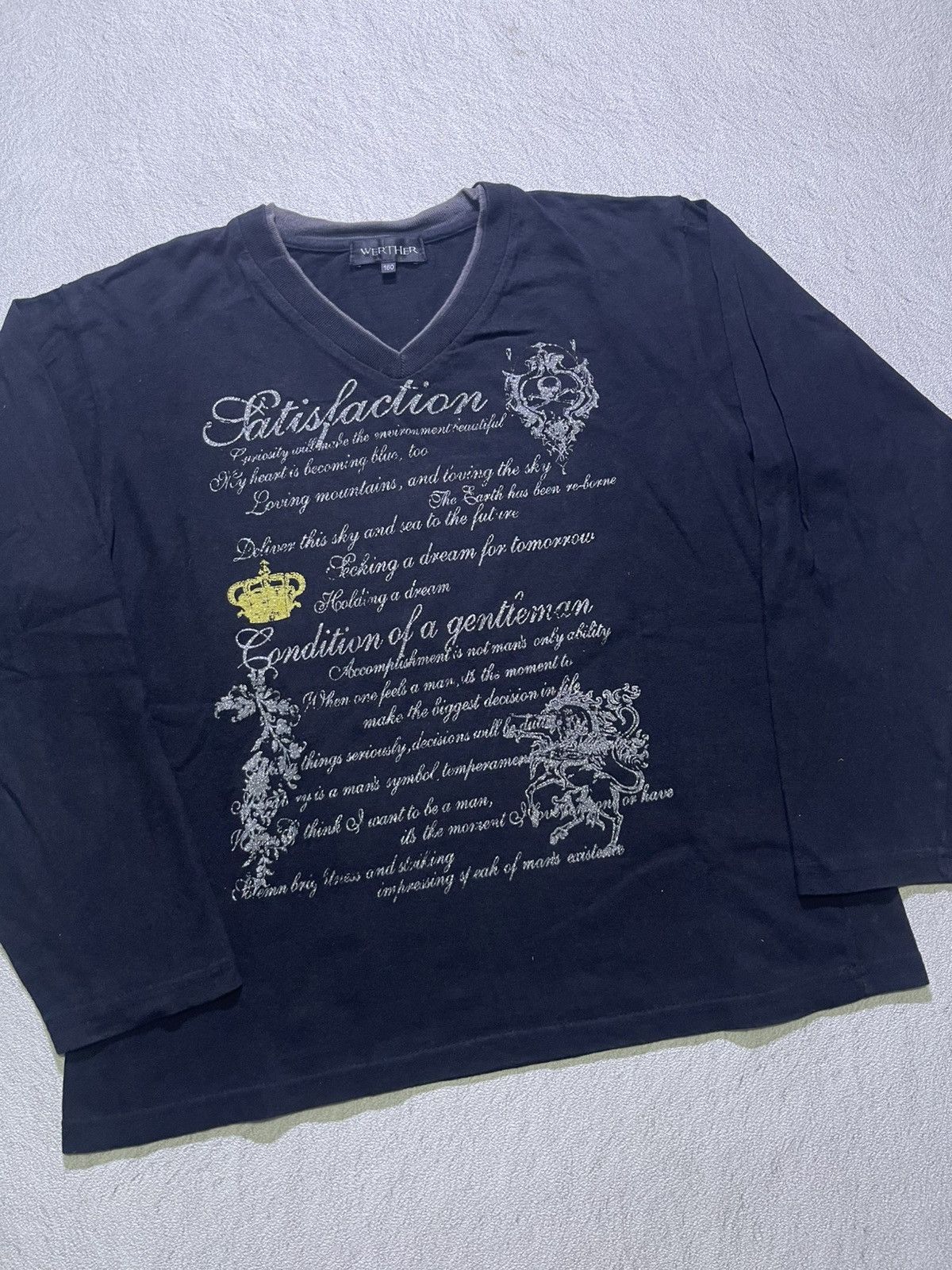 Japanese Brand Y2K WERTHER long sleeve tshirt Size US M / EU 48-50 / 2 - 2 Thumbnail