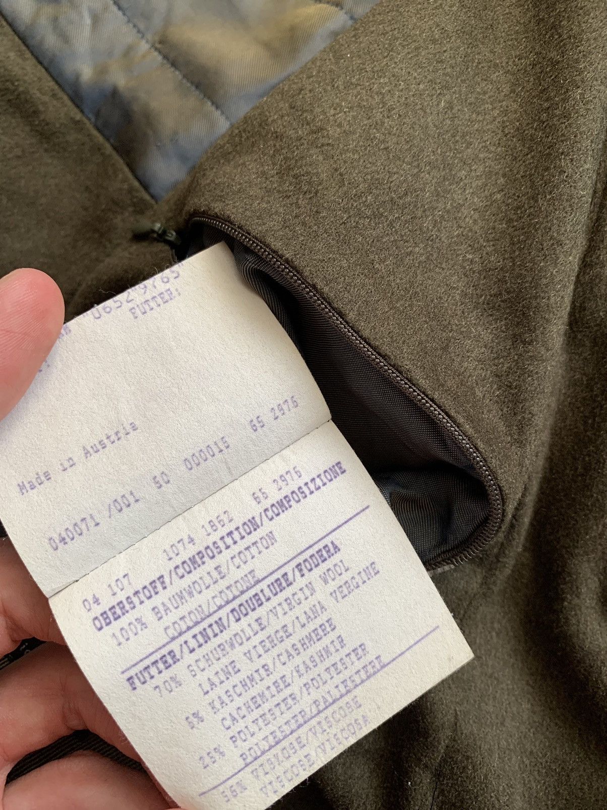 Designer Very Rare Amadeus Faded Coat Jacket made in Austria Size US M / EU 48-50 / 2 - 8 Thumbnail