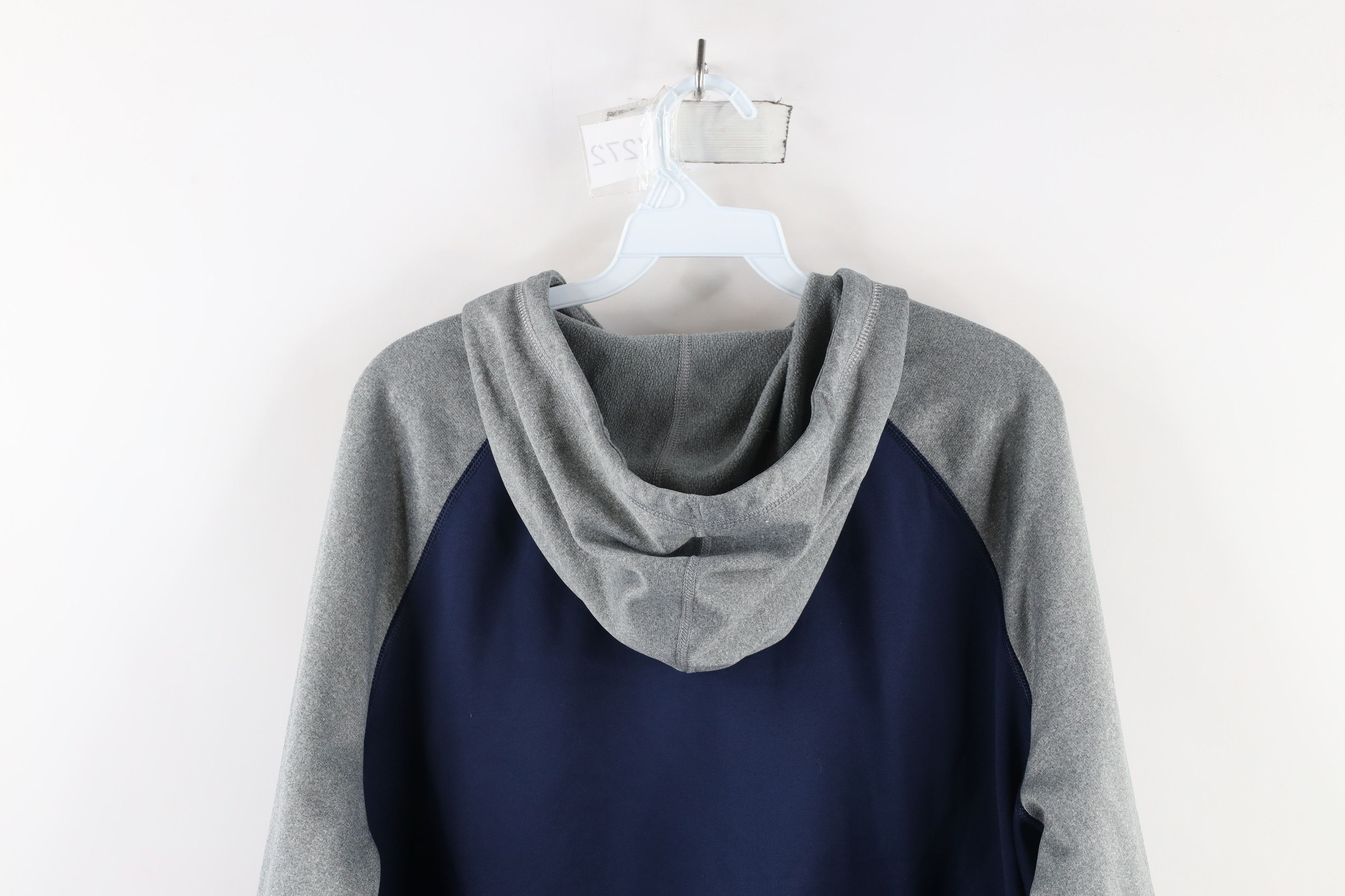 Nike × Vintage Nike Block M University of Michigan Hoodie Sweatshirt Blue Size XXL / US 16-18 / IT 52-54 - 12 Thumbnail