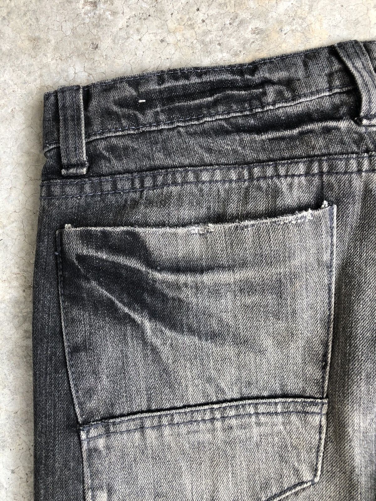 If Six Was Nine Japanese M Flared Jeans Bootcut Distressed Jeans Size US 30 / EU 46 - 13 Thumbnail