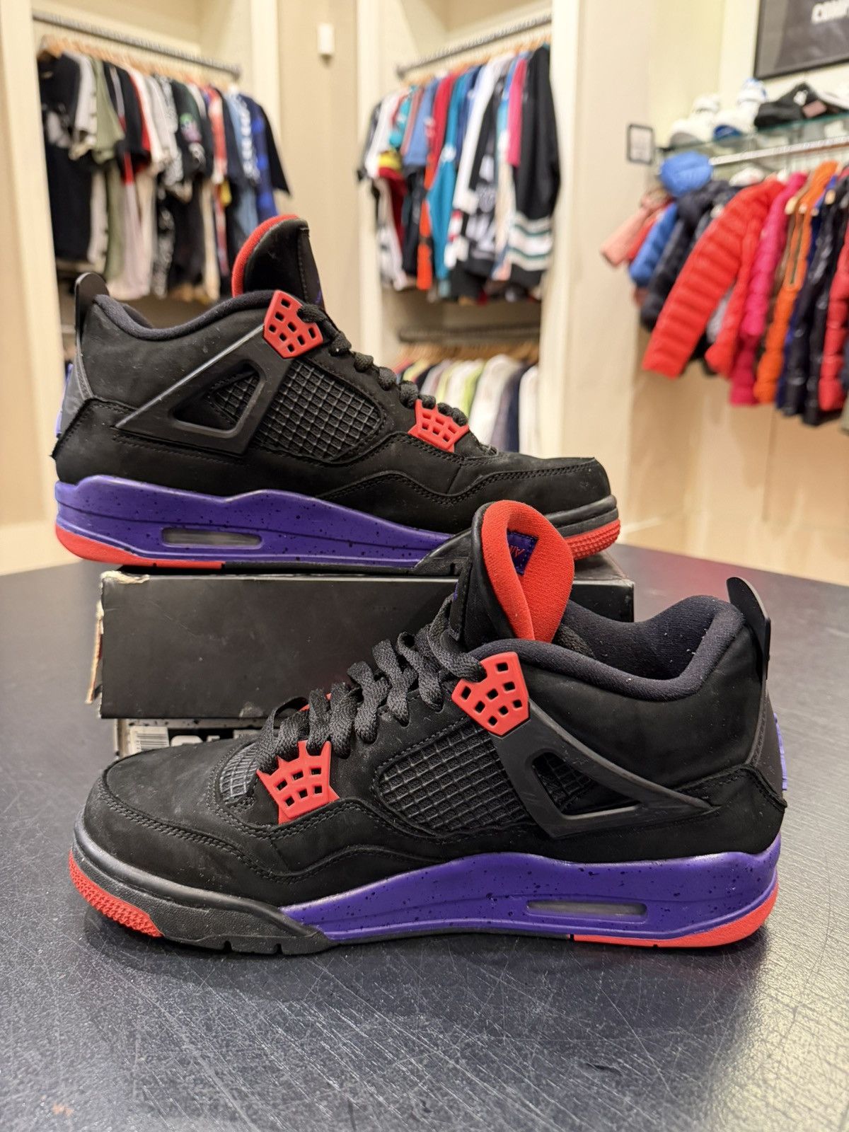 Jordan Brand Jordan 4 Retro ‘Raptors Drake OVO’ Size US 8.5 / EU 41-42 - 2 Thumbnail