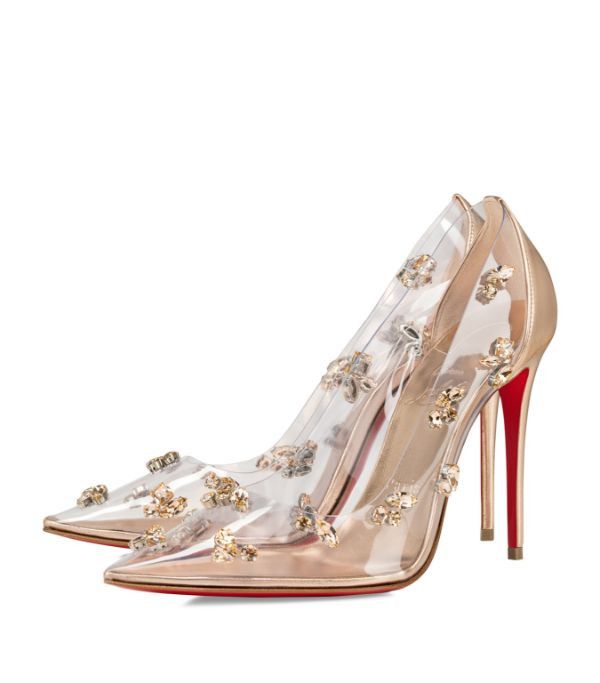 Christian Louboutin o1s1wg110924 Heeled Pumps in Beige Size US 6 / IT 36 - 2 Thumbnail