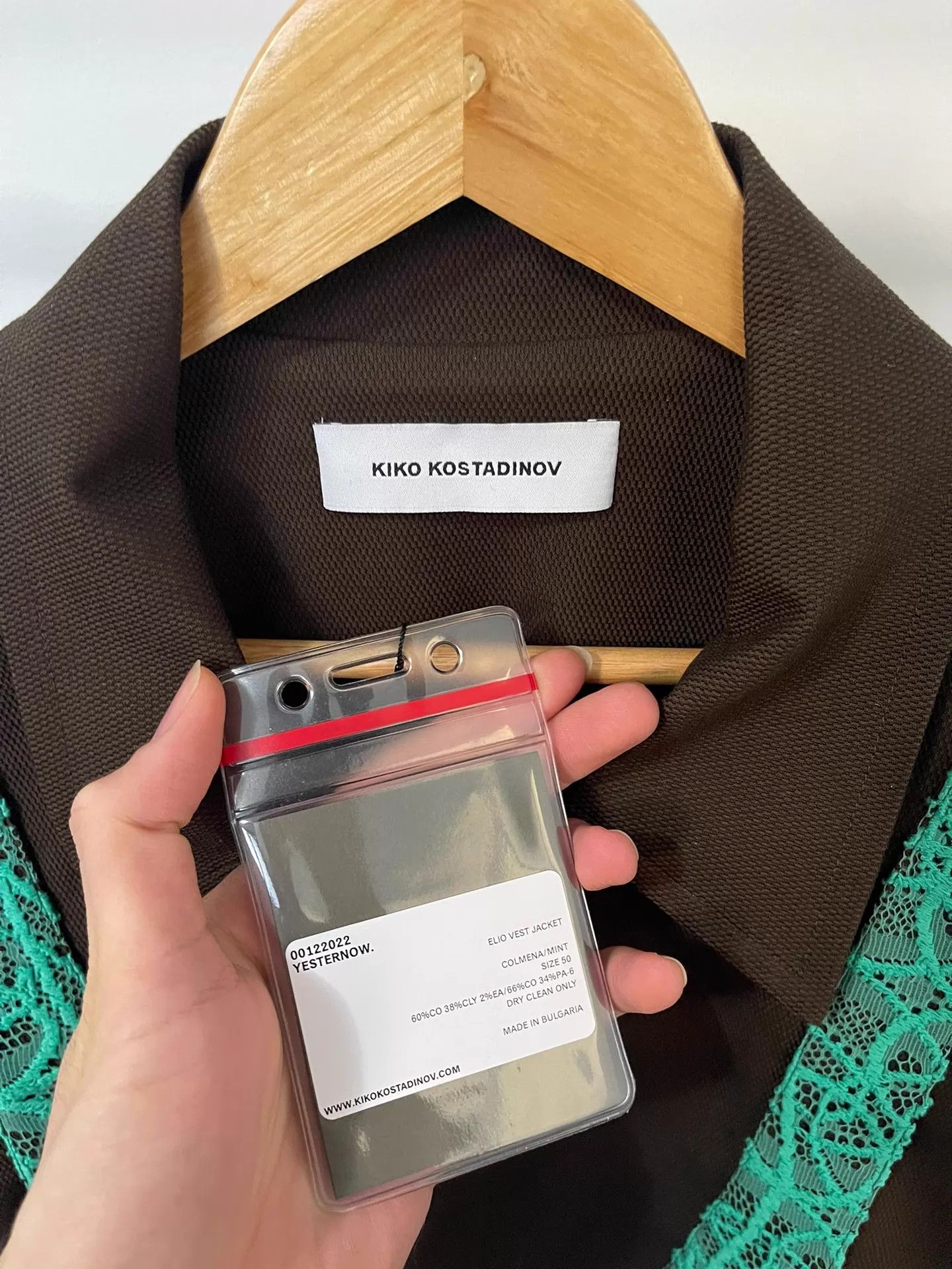 Kiko Kostadinov Kiko Kostadinov 22ss elio lace colorblock brown green vest Size US M / EU 48-50 / 2 - 7 Thumbnail