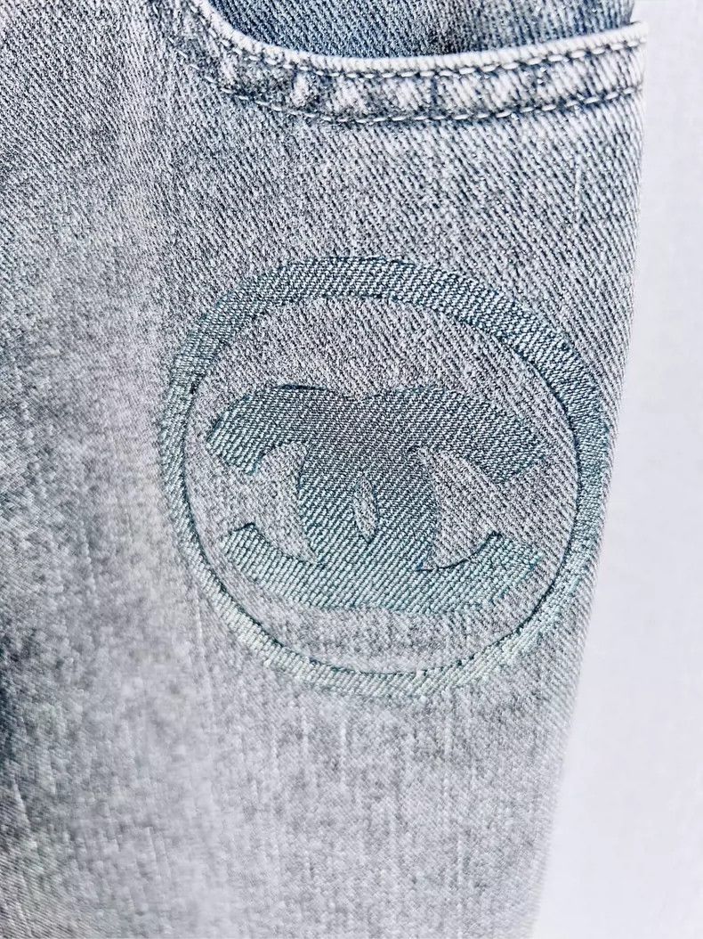 Chanel Chanel 23c smoke gray jeans Size 24" / US 00 / IT 34 - 3 Thumbnail