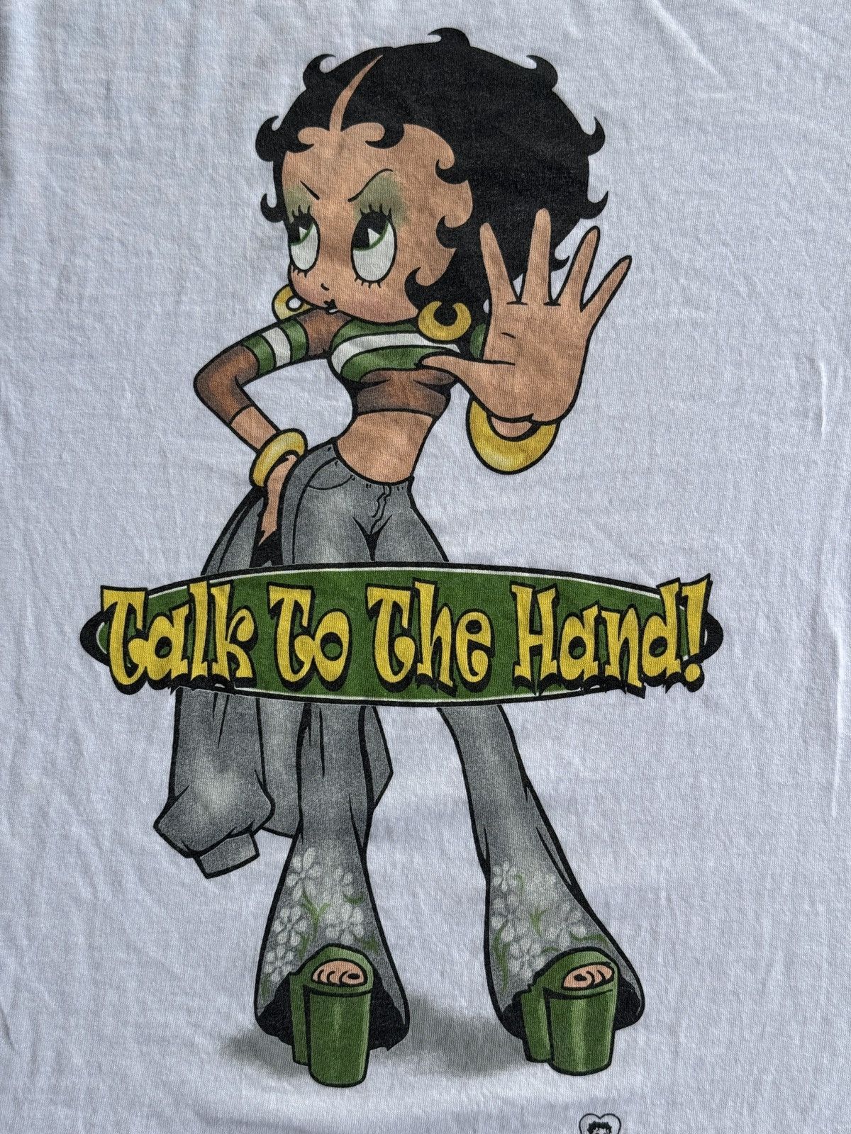 Anime × Vintage *RARE* 1998 VINTAGE 90s BETTY BOOP TALK TO THE HAND USA Size US L / EU 52-54 / 3 - 4 Thumbnail