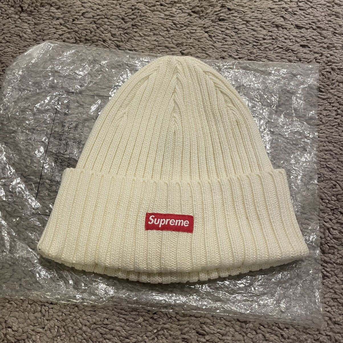 Supreme Ribbed shops Beanie (FW22) “Cream”