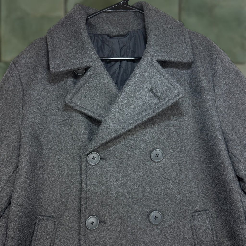 Old Navy Old Navy Peacoat Double Breasted Gray Jacket Lined Men's Size Large Size US L / EU 52-54 / 3 - 1 Thumbnail