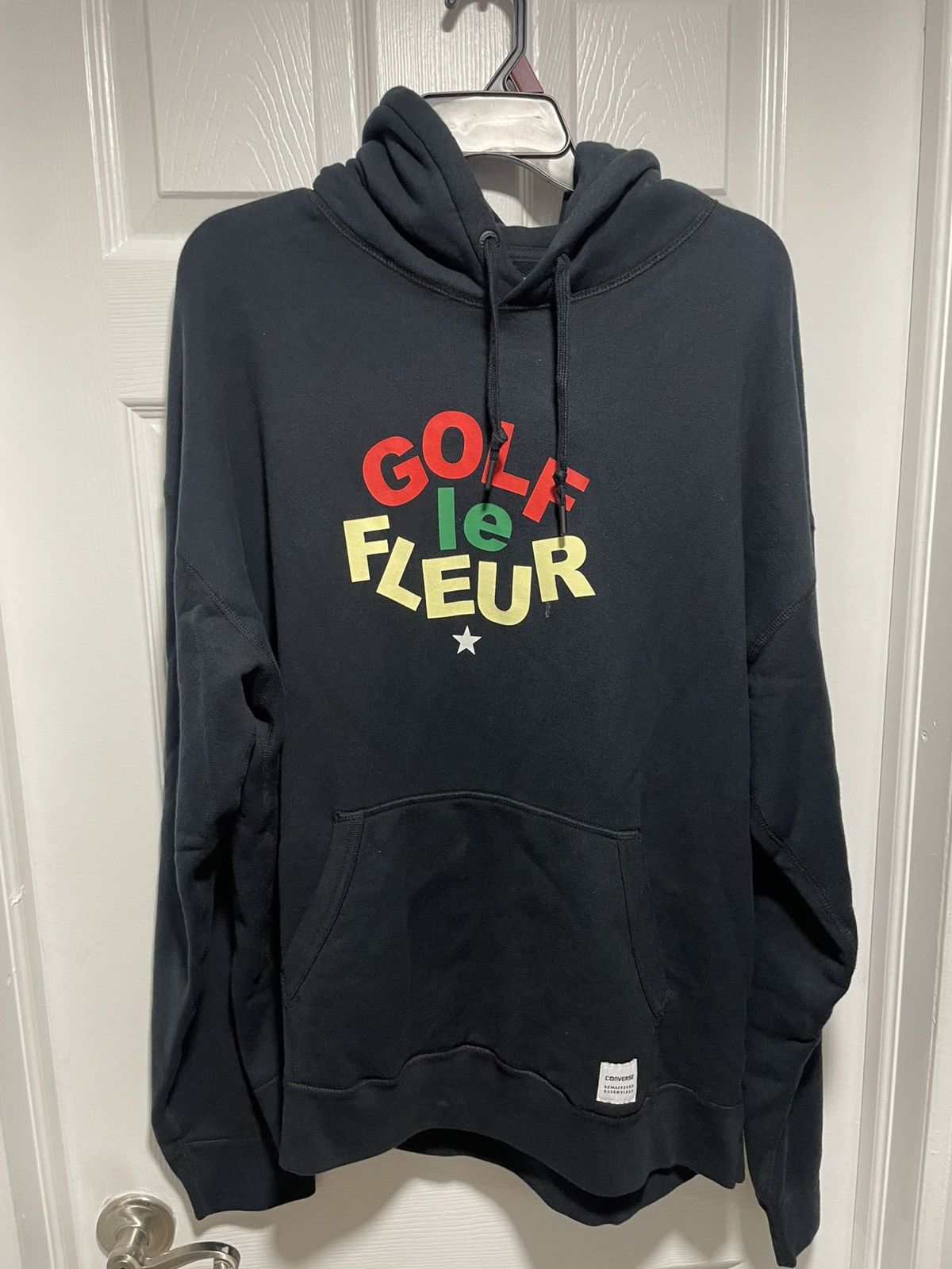 Golf le Fleur Grey GOLF LE FLEUR dog sunseeker hoodie | Grailed