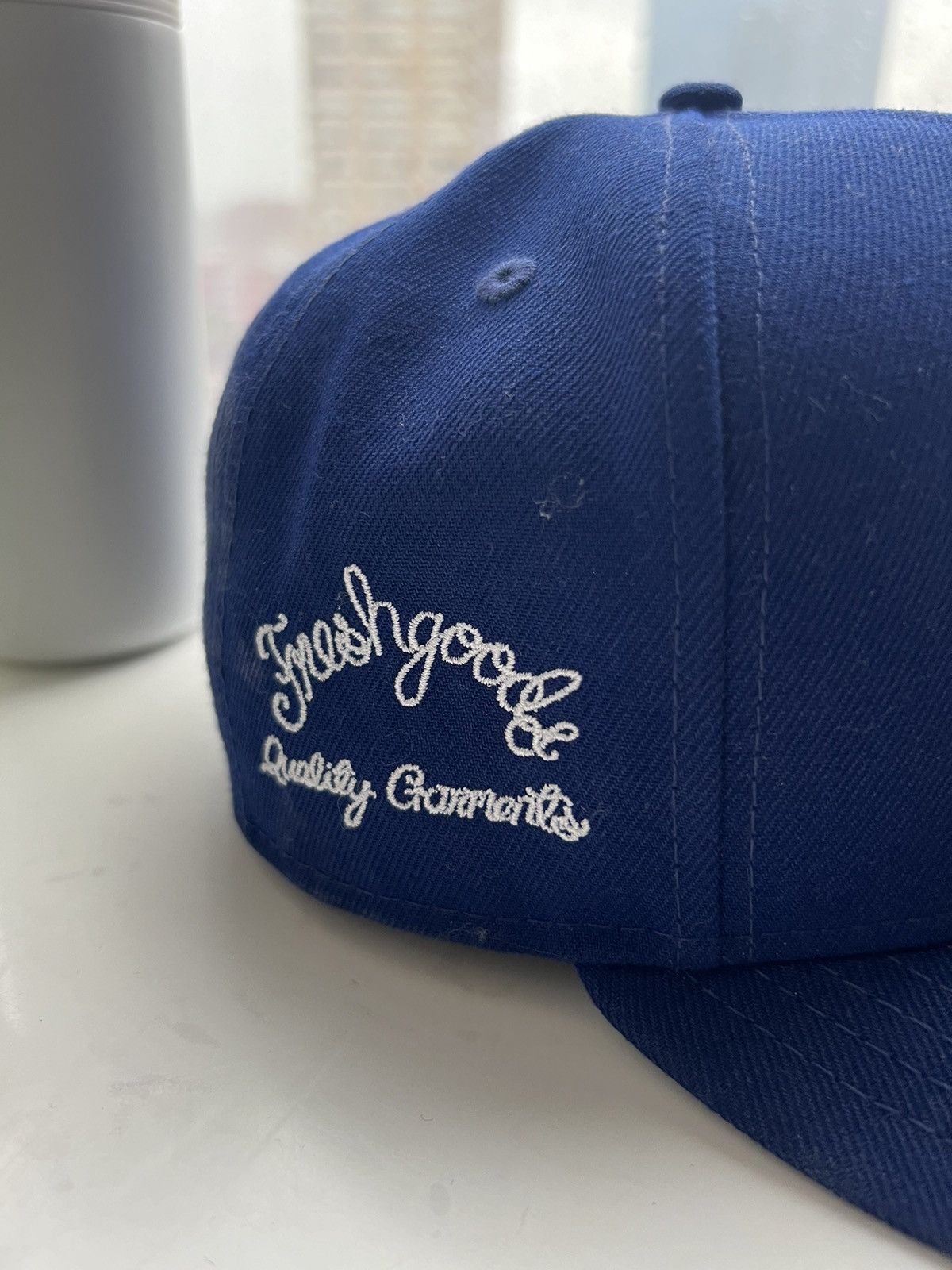 Joe Freshgoods Joe Fresh Goods Blue Dodgers Fitted Cap 7 3/8 Size ONE SIZE - 2 Thumbnail