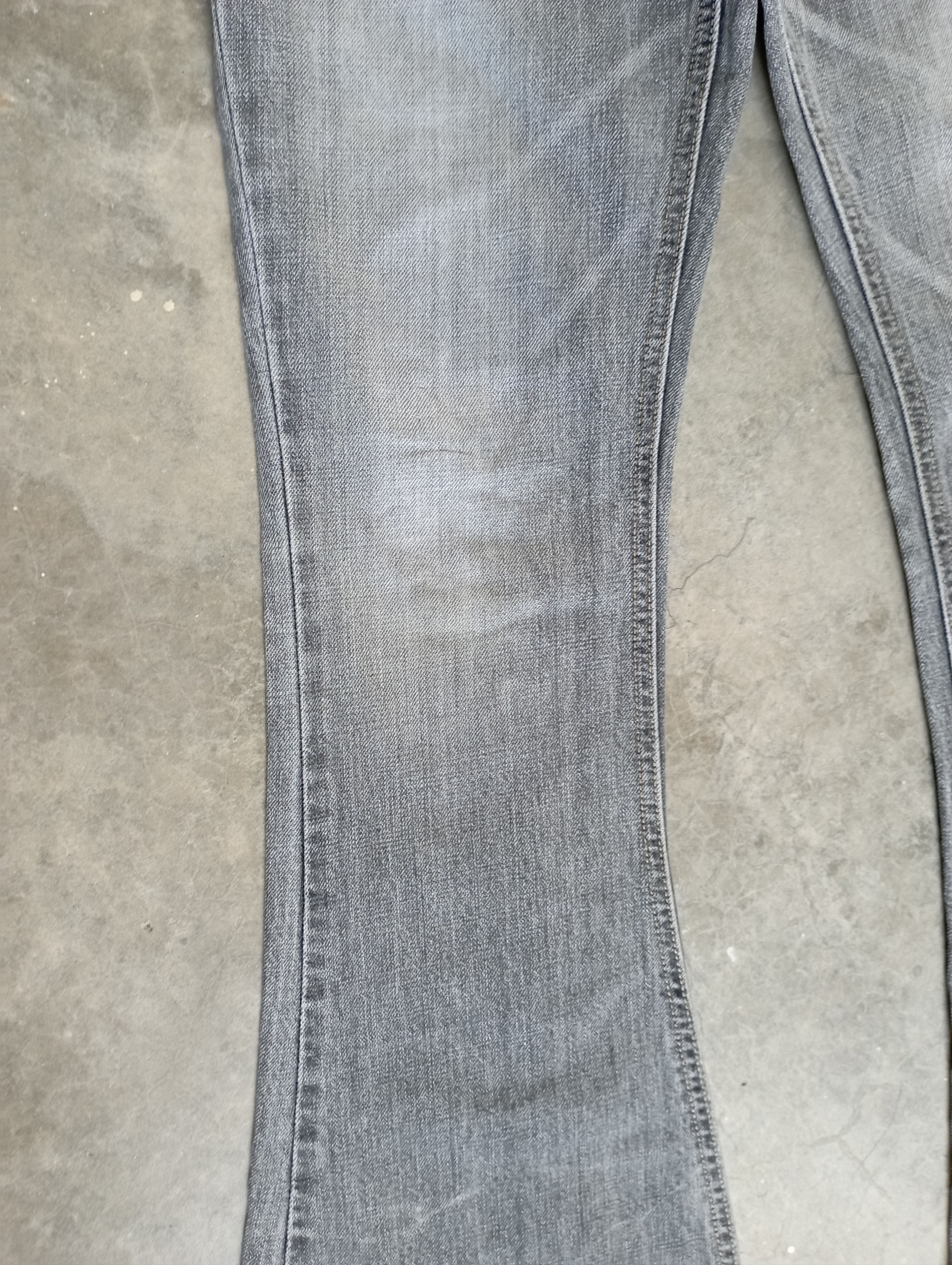 Japanese Brand Flare Jeans Japan Faded Distressed ET BOiTE Low Rise Jeans Size US 30 / EU 46 - 7 Thumbnail