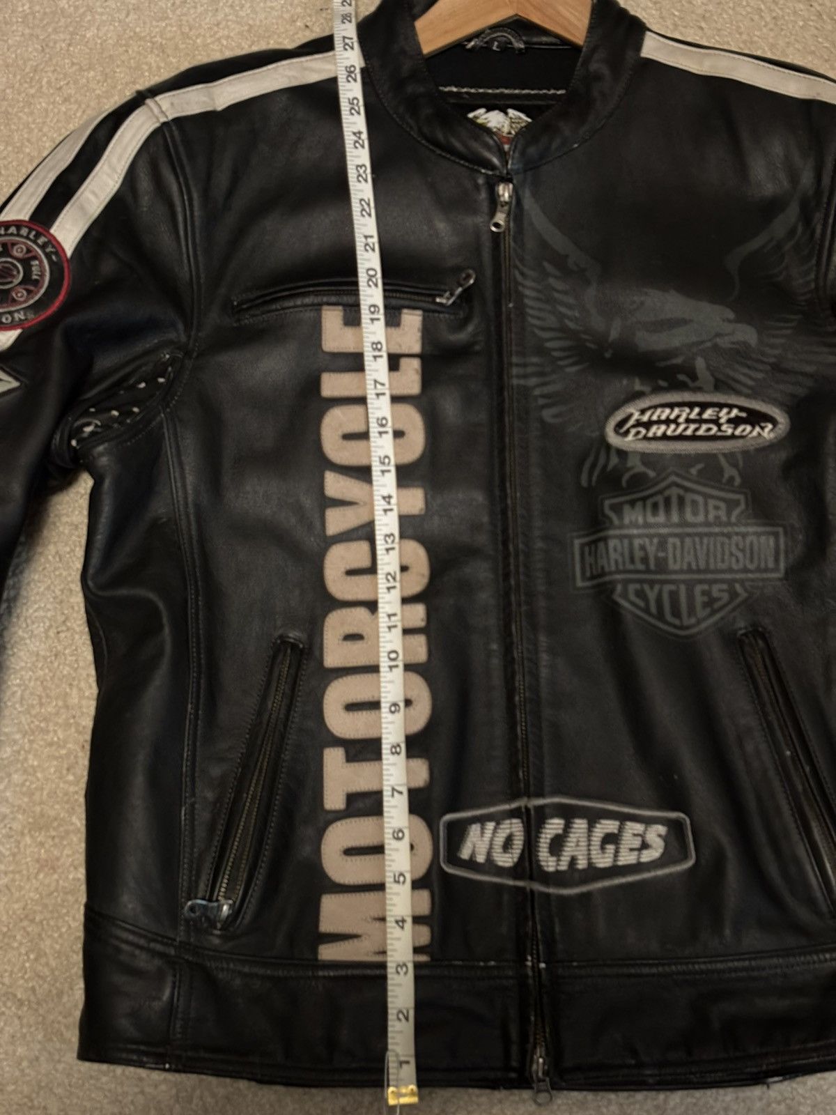 Harley Davidson Harley Davidson Leather Motorcycle Jacket Size US L / EU 52-54 / 3 - 2 Thumbnail