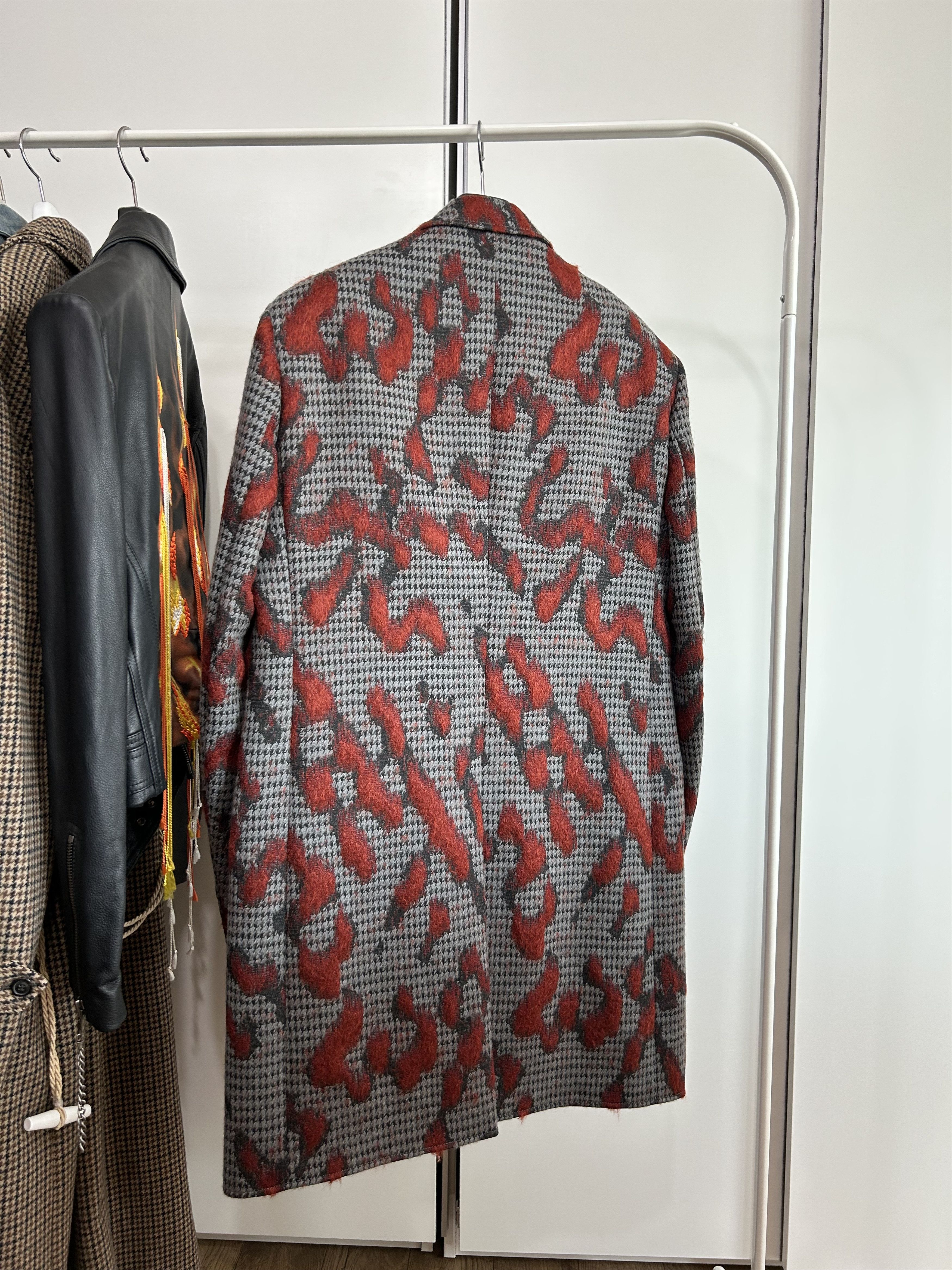 Maison Margiela MAISON MARGIELA Flame Punching Wool Coat Size US M / EU 48-50 / 2 - 3 Thumbnail