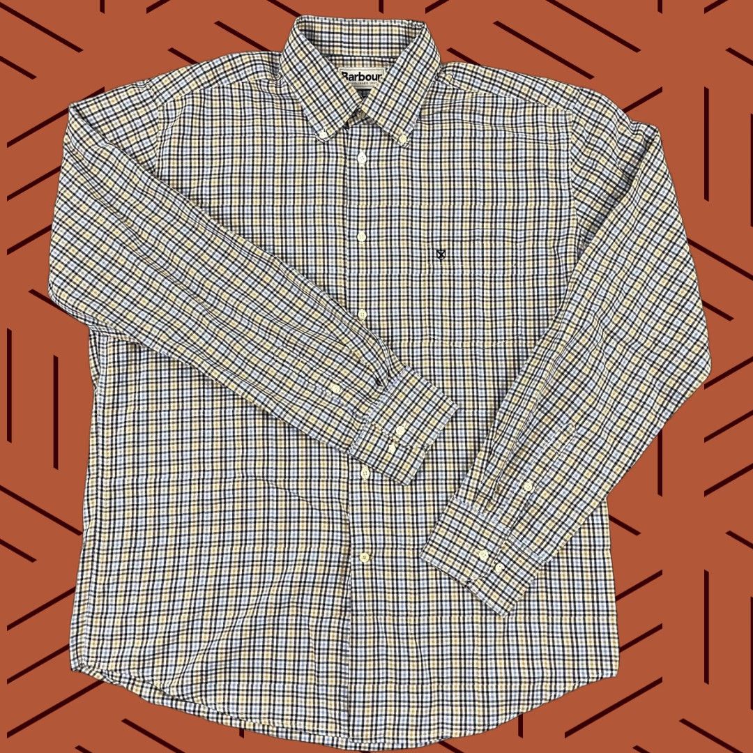Barbour Barbour Shirt Mens Medium Regular Fit Multi Plaid Button Down Long Sleeve Casual Size US M / EU 48-50 / 2 - 1 Thumbnail