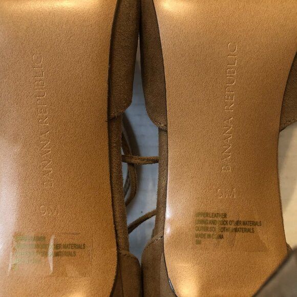 Banana Republic Banana Republic women's tan leather high heel shoes size:9M Size US 9 / IT 39 - 8 Thumbnail