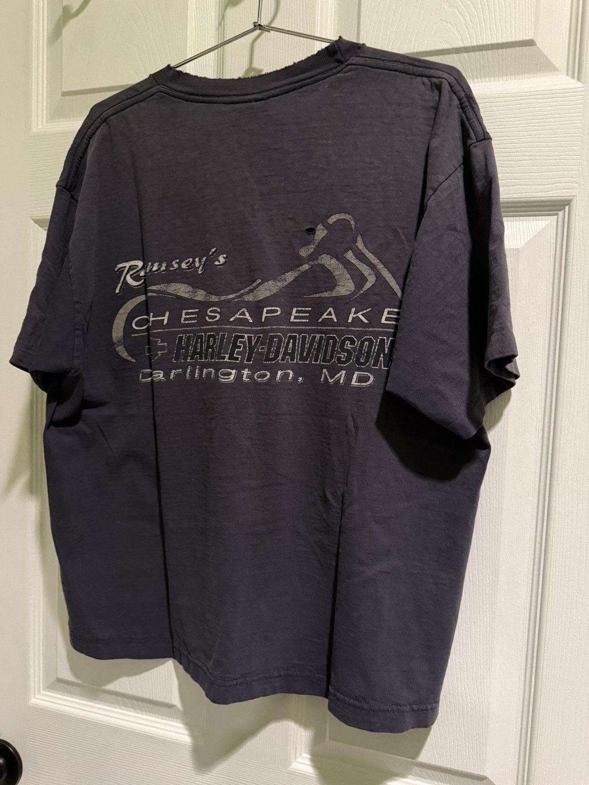 Harley Davidson Vintage Harley Davidson Faded Single Stitch T shirt Size US M / EU 48-50 / 2 - 2 Thumbnail