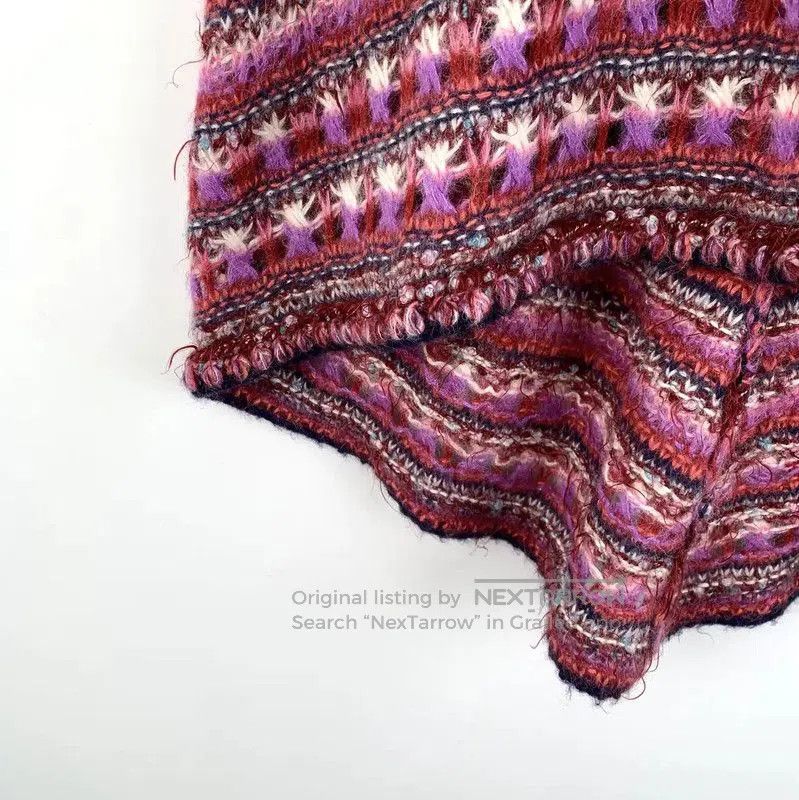 Chanel Chanel Pink Alpaca Wool Skirt . Size 22" - 4 Thumbnail