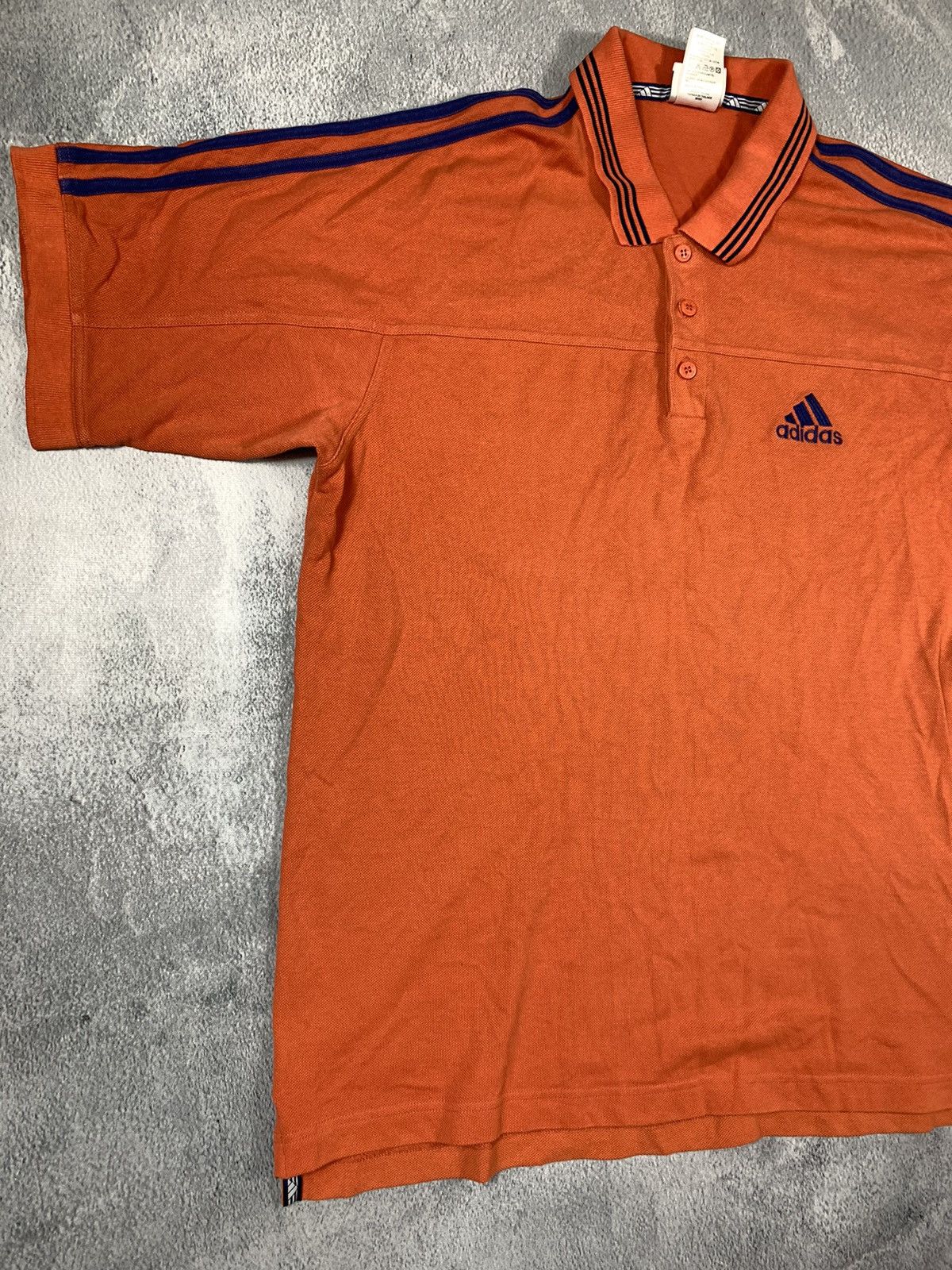 Adidas × Vintage Vintage 90s Adidas polo tee streetwear style size L Size US L / EU 52-54 / 3 - 2 Thumbnail