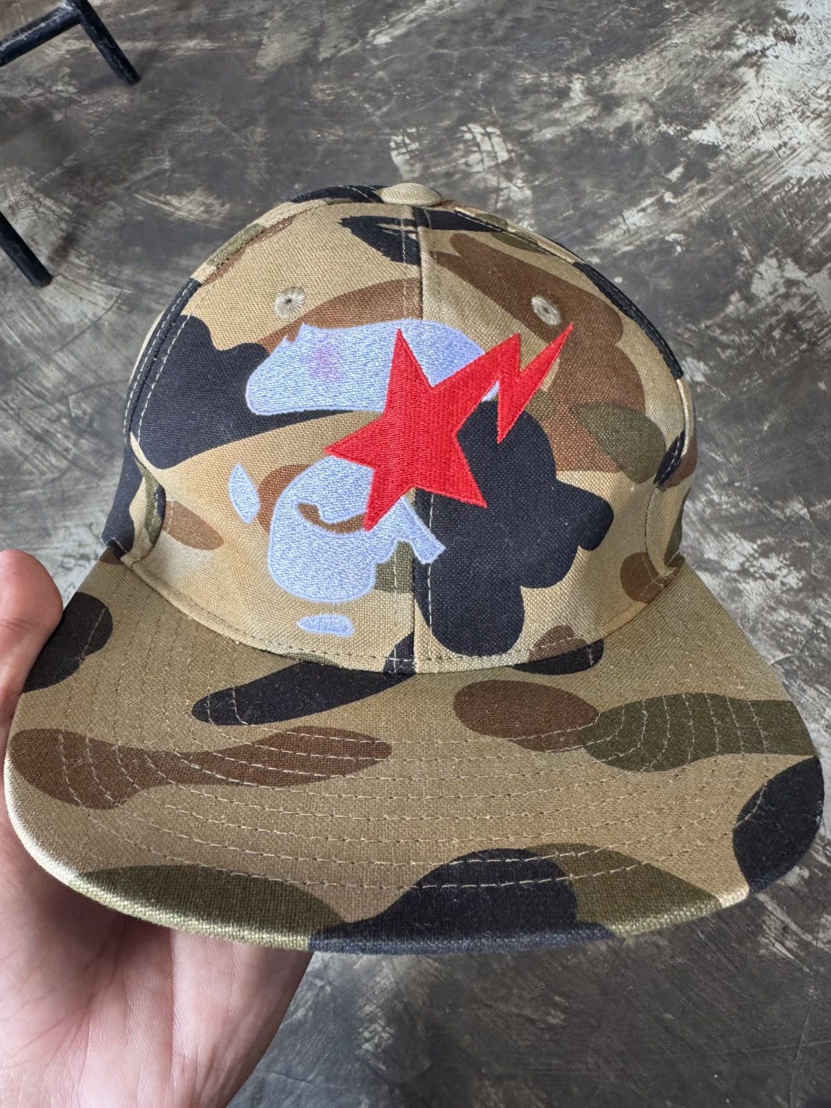 Bape VINTAGE BAPE CAMO HAT Size ONE SIZE - 2 Thumbnail