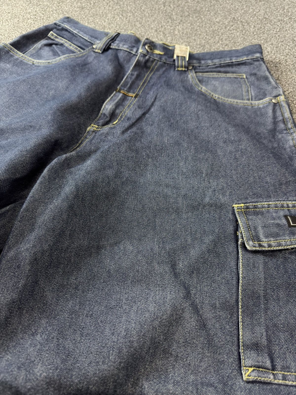 Hypebeast Archive ‼️ Baggy Frerky Soul Massive y2k Heavy Denim Jeans Size US 34 / EU 50 - 3 Thumbnail