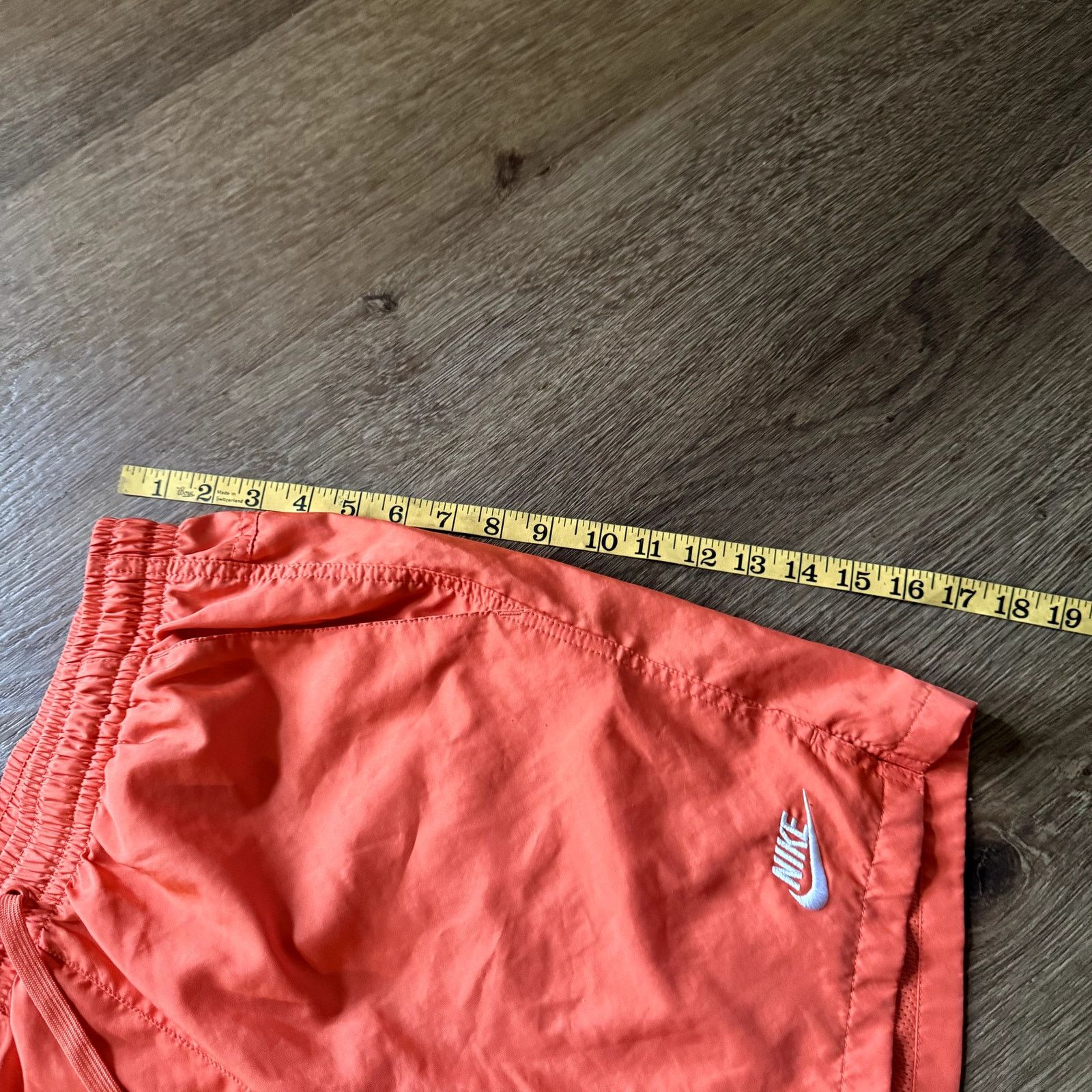 Nike Orange Elastic Waist Nike Althetic Shorts Size US 32 / EU 48 - 5 Thumbnail
