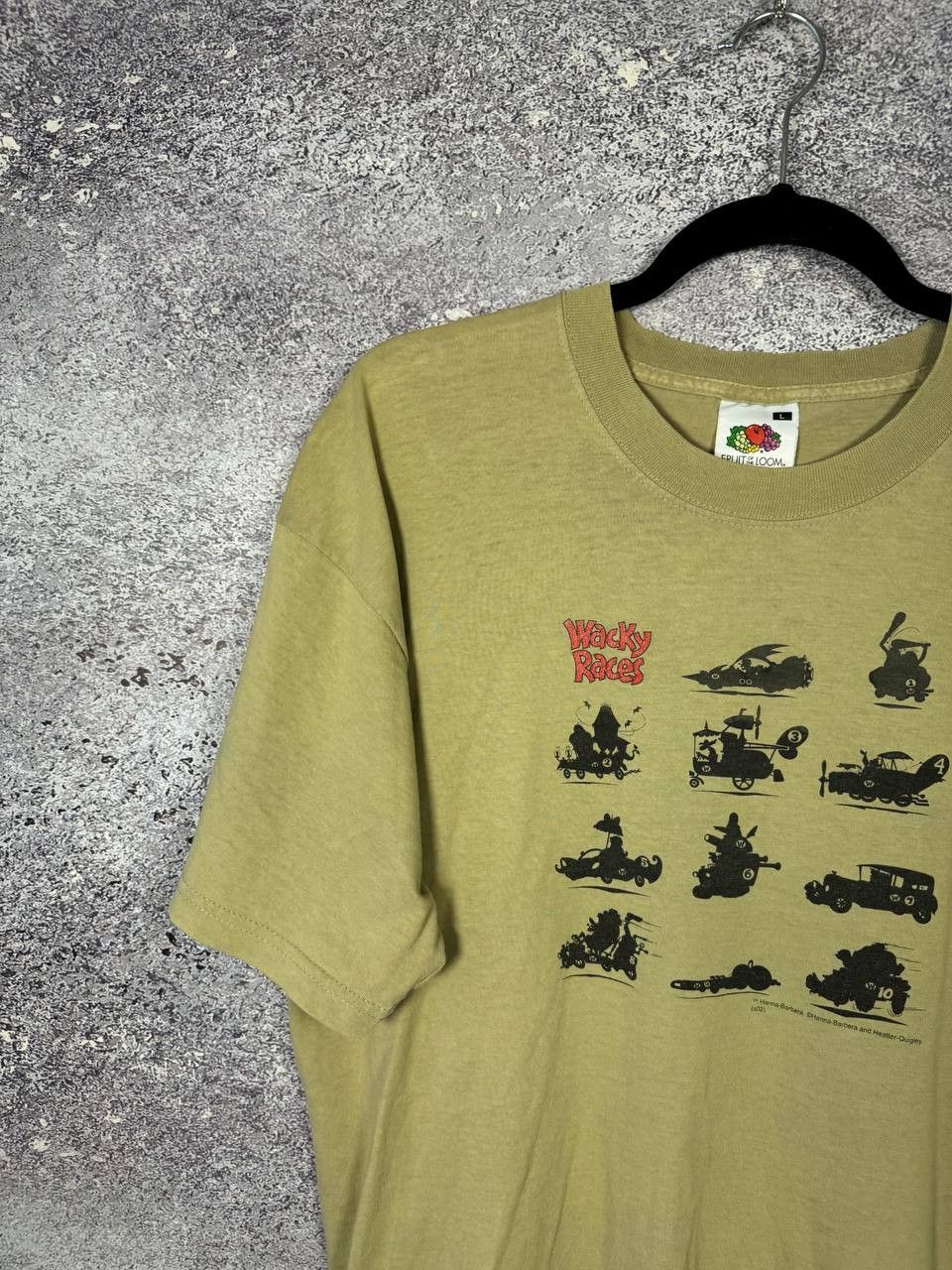 Cartoon Network × Fruit Of The Loom Wacky Races Hanna Barbera Vintage 2002 T-Shirt Large Size US L / EU 52-54 / 3 - 3 Thumbnail
