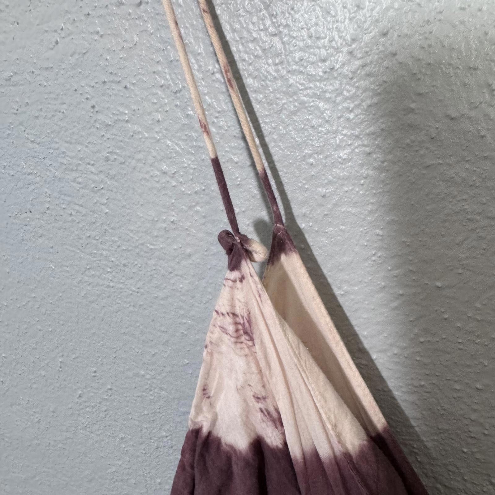 Designer Bohemian Tie-Dye Summer Dress, Spaghetti Straps Size L / US 10 / IT 46 - 12 Thumbnail
