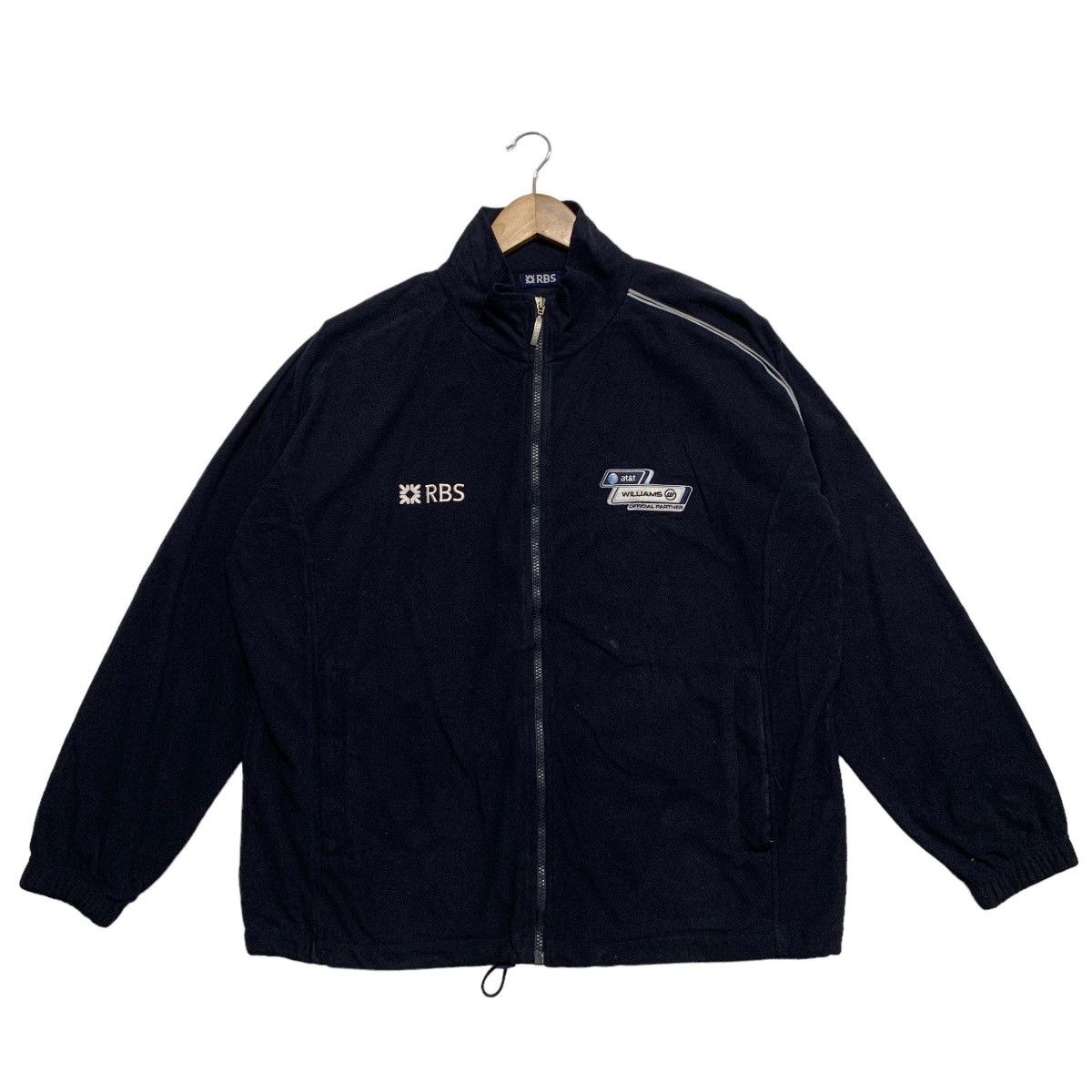 image of Rbs Williams Racing Sweater Jacket in Blue, Men's (Size Medium)