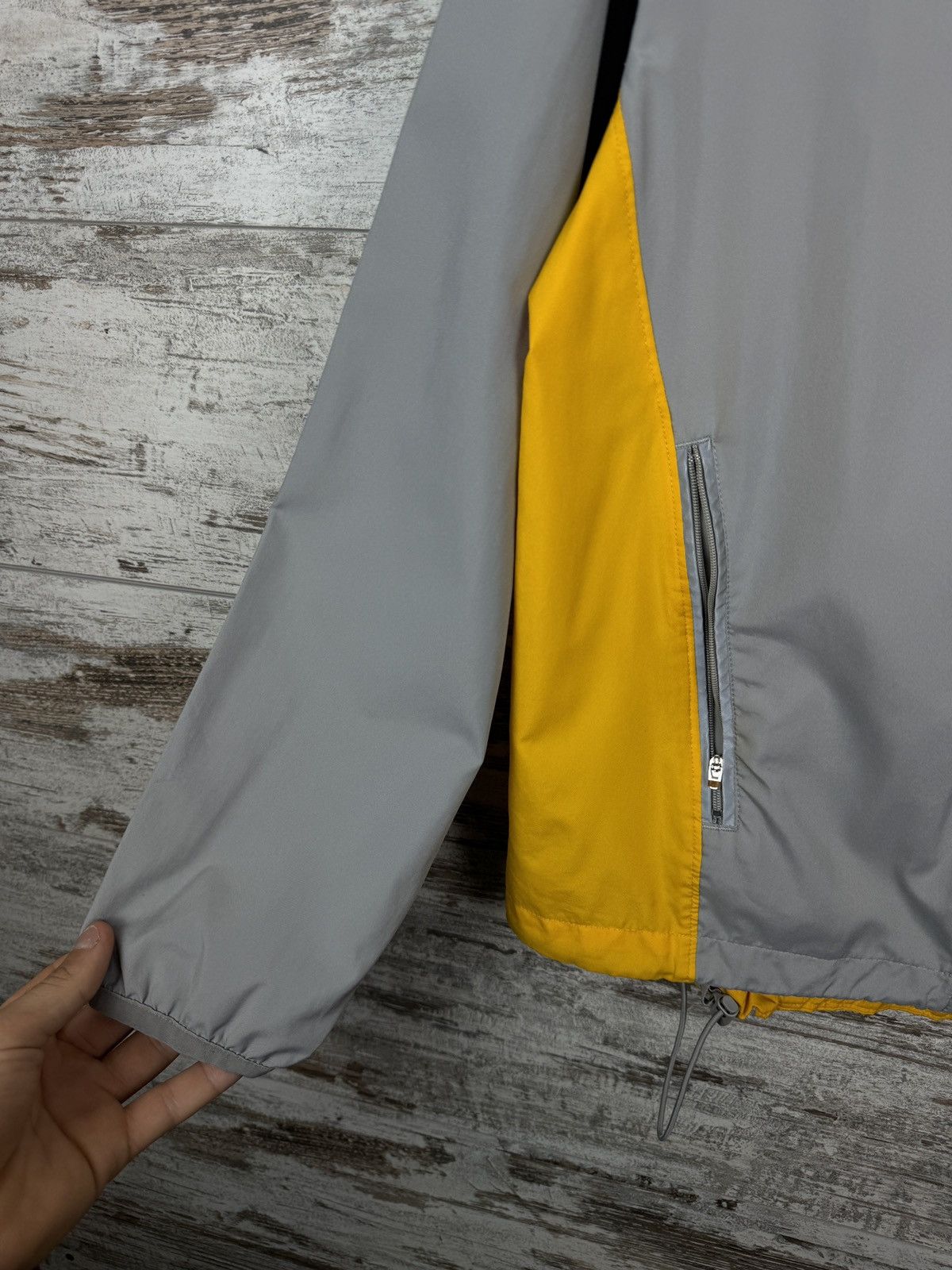 Nike Mens Vintage Nike swoosh grey track jacket Olympic acg drill Size US L / EU 52-54 / 3 - 7 Thumbnail