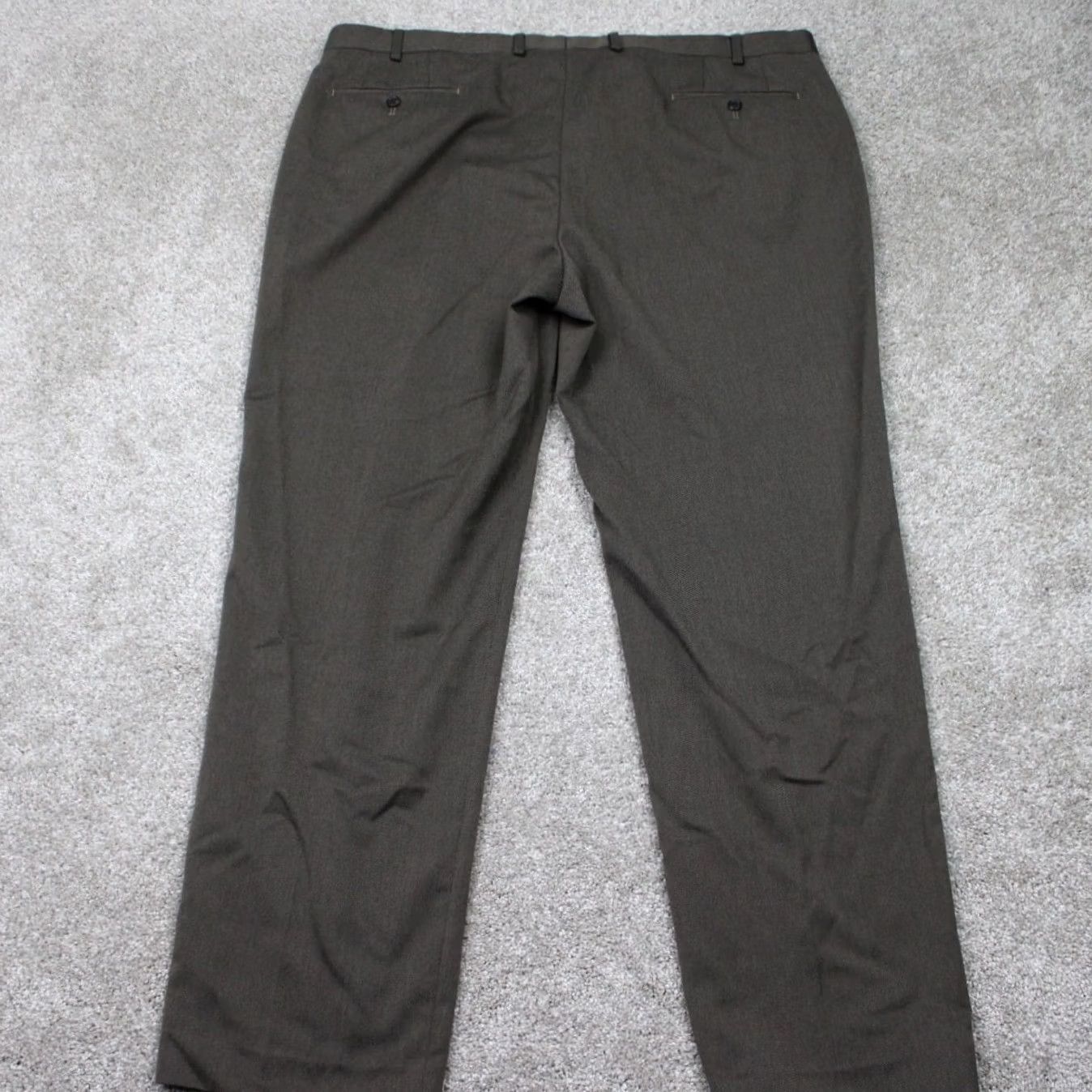 Ralph Lauren LAUREN Ralph Lauren Dress Pants Mens 42x32 Brown Flat Front Polyester/Rayon Dress Pants Mens 42 Brown Regular N/A Size US 42 / EU 58 - 6 Thumbnail