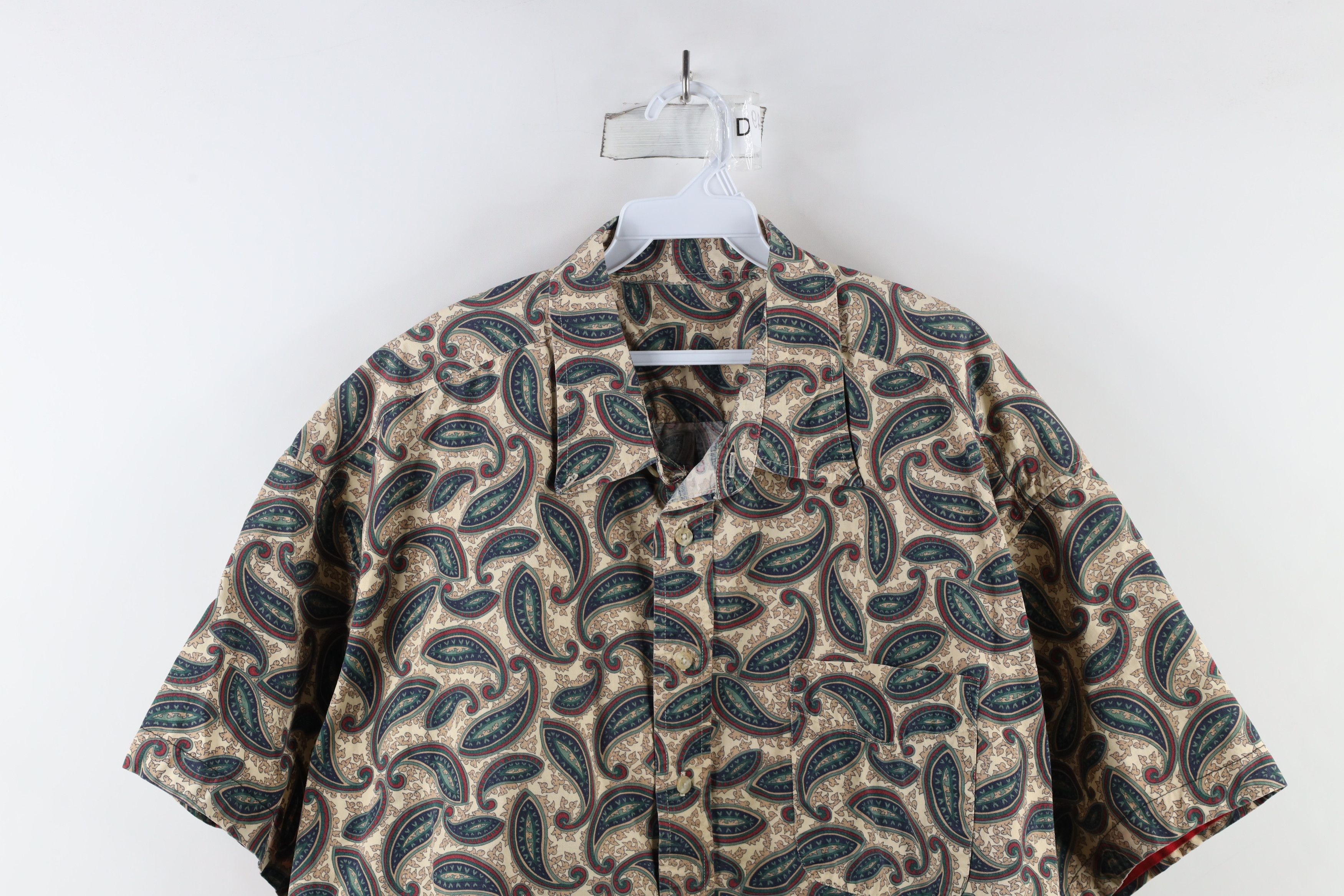 Vintage Vintage 90s Streetwear Short Sleeve Button Shirt Cotton Size US XXL / EU 58 / 5 - 2 Thumbnail