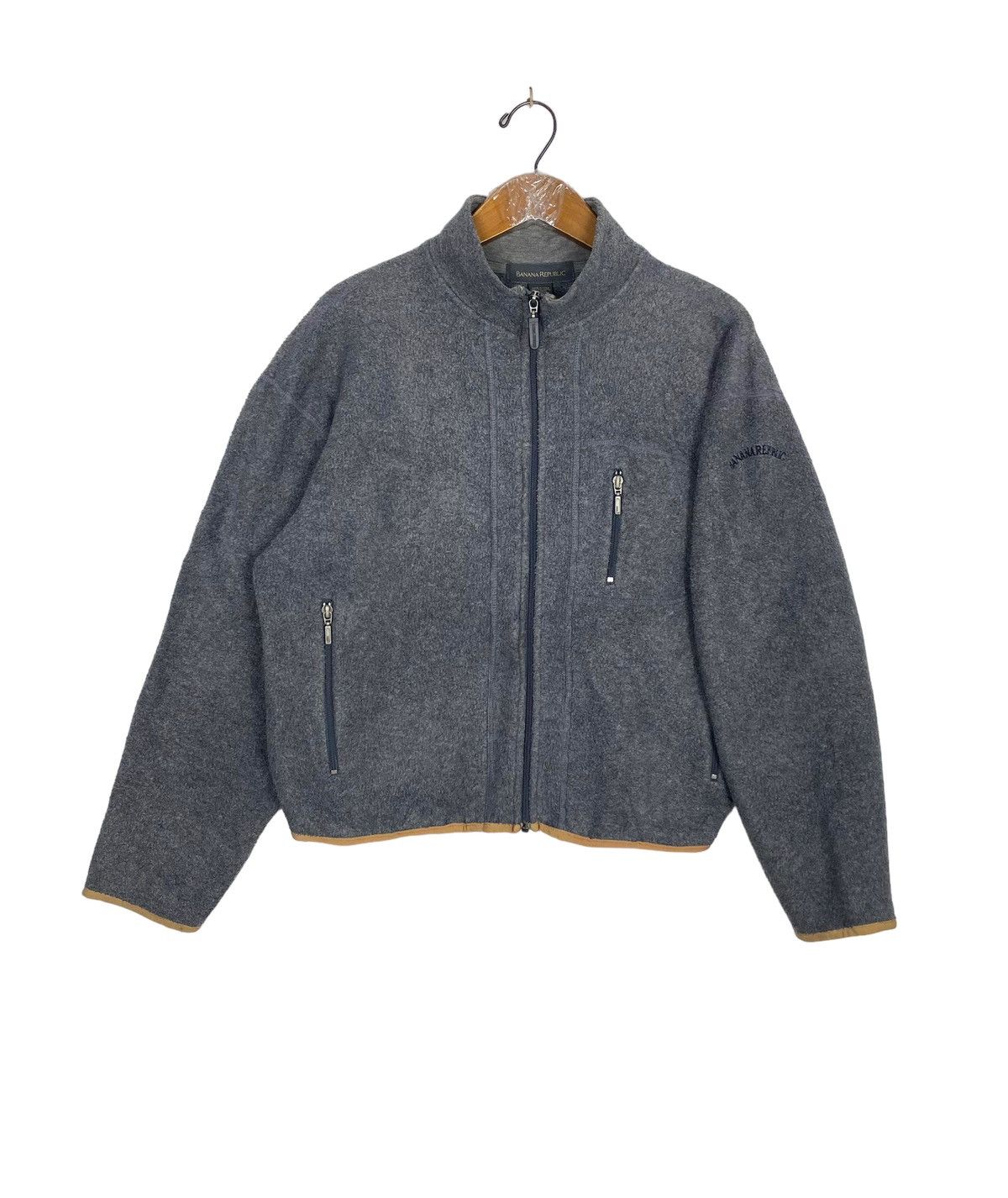 Banana Republic Rare‼️ Banana Republic Fleece Zipper Size US XS / EU 42 / 0 - 1 Thumbnail