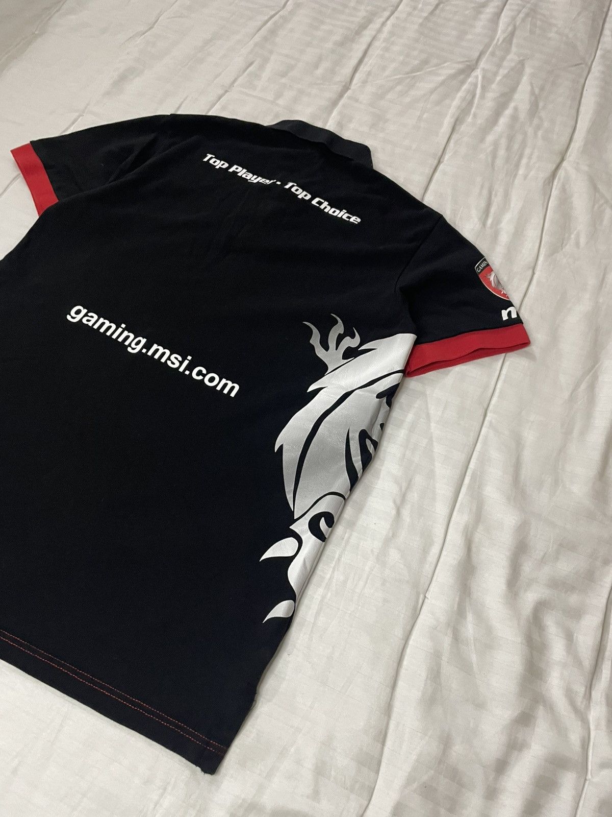 The Game Vintage Rare Archive MSI Merch Uniform Big Dragon Polo Size US L / EU 52-54 / 3 - 5 Thumbnail